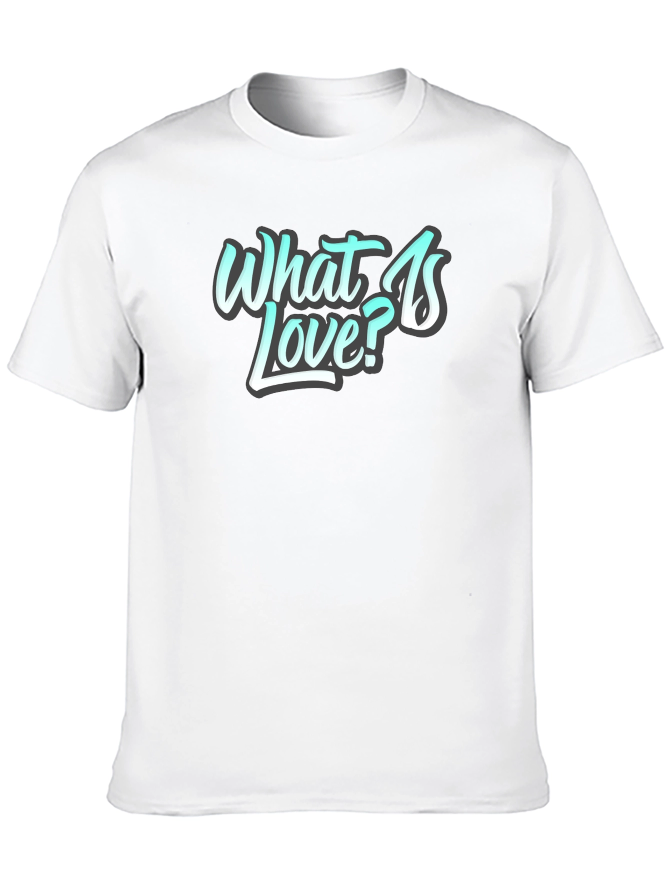 What is Love? Black Graphic Tee