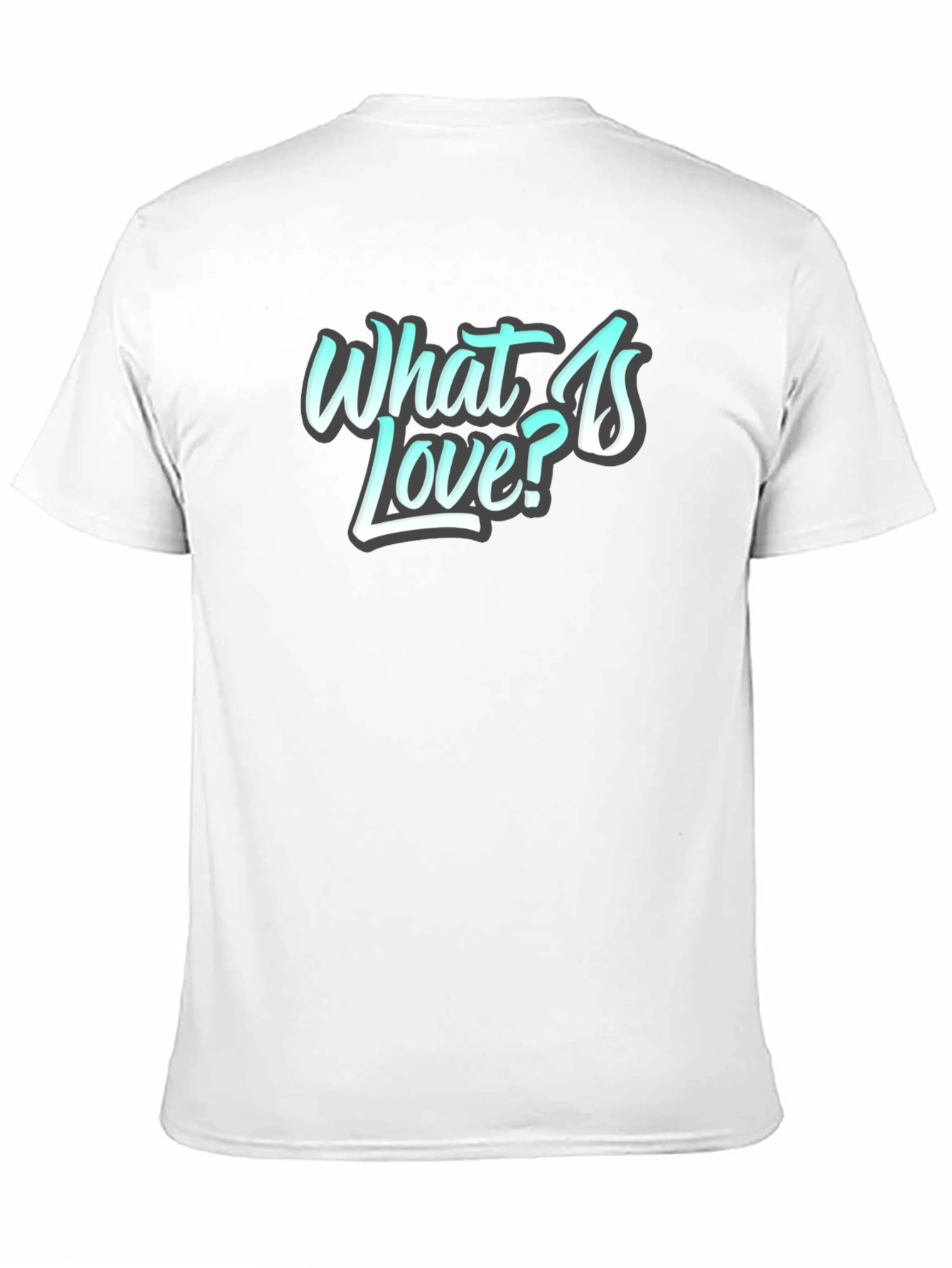 What is Love? Black Graphic Tee