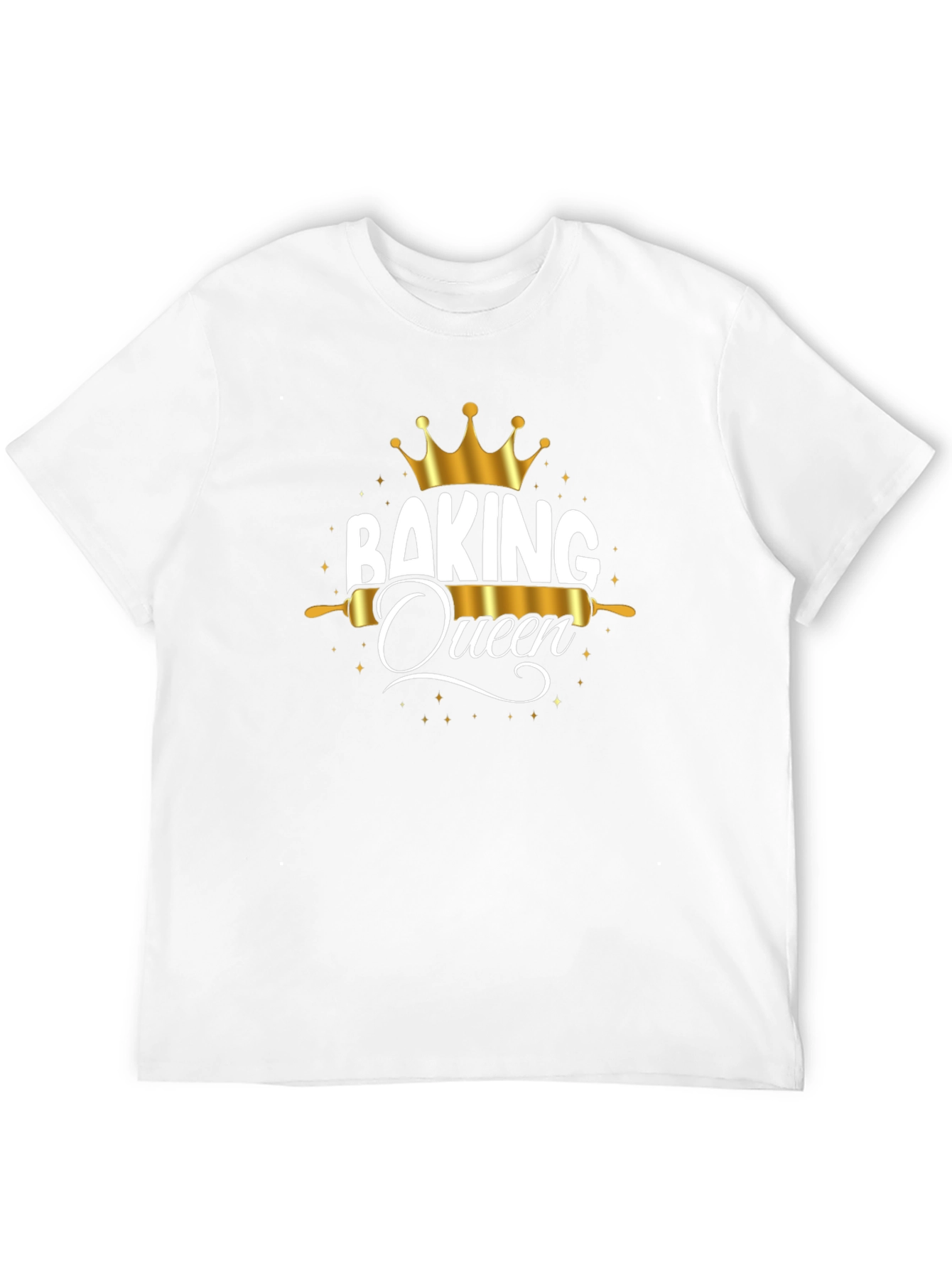 Baking Queen Graphic T-Shirt - Black