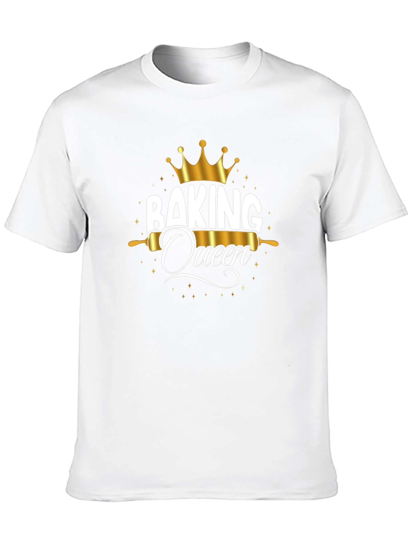 Baking Queen Graphic T-Shirt - Black