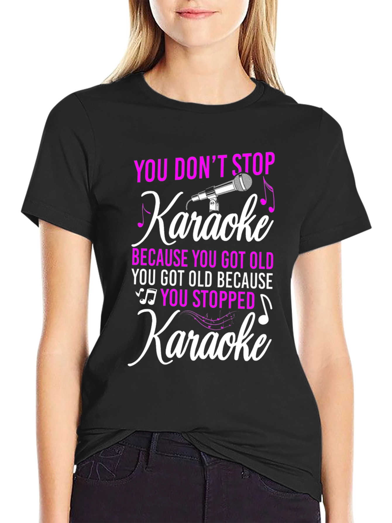 Karaoke Lover T-Shirt: Dont Stop Karaoke!