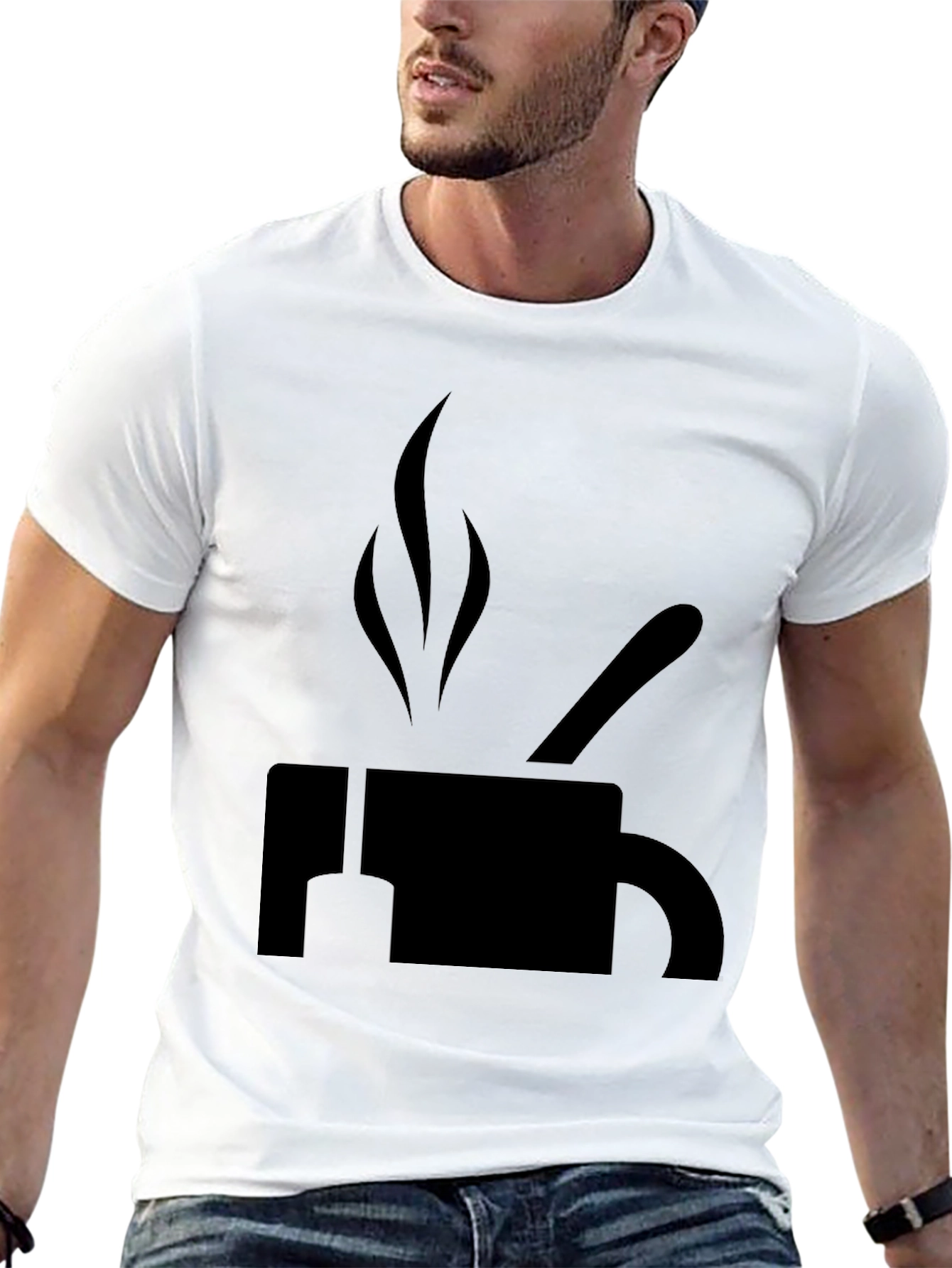 Coffee Cup Graphic T-Shirt