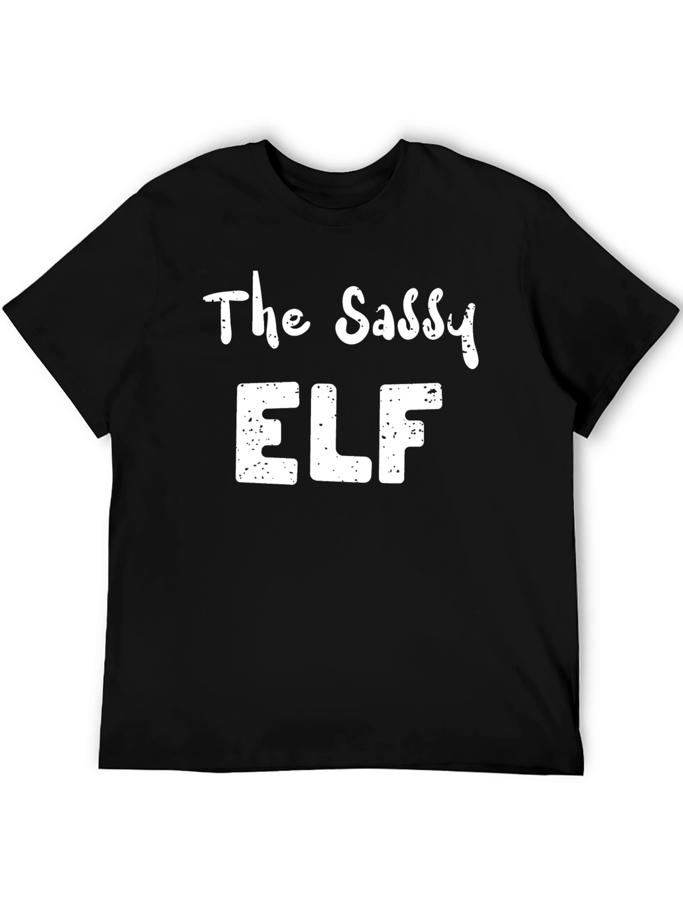 The Sassy Elf Christmas T-Shirt - Holiday Apparel