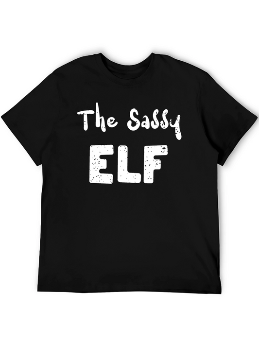 The Sassy Elf Christmas T-Shirt - Holiday Apparel