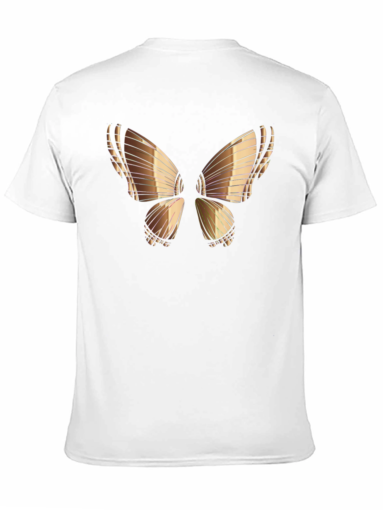 Butterfly Graphic Tee - Black Cotton Blend
