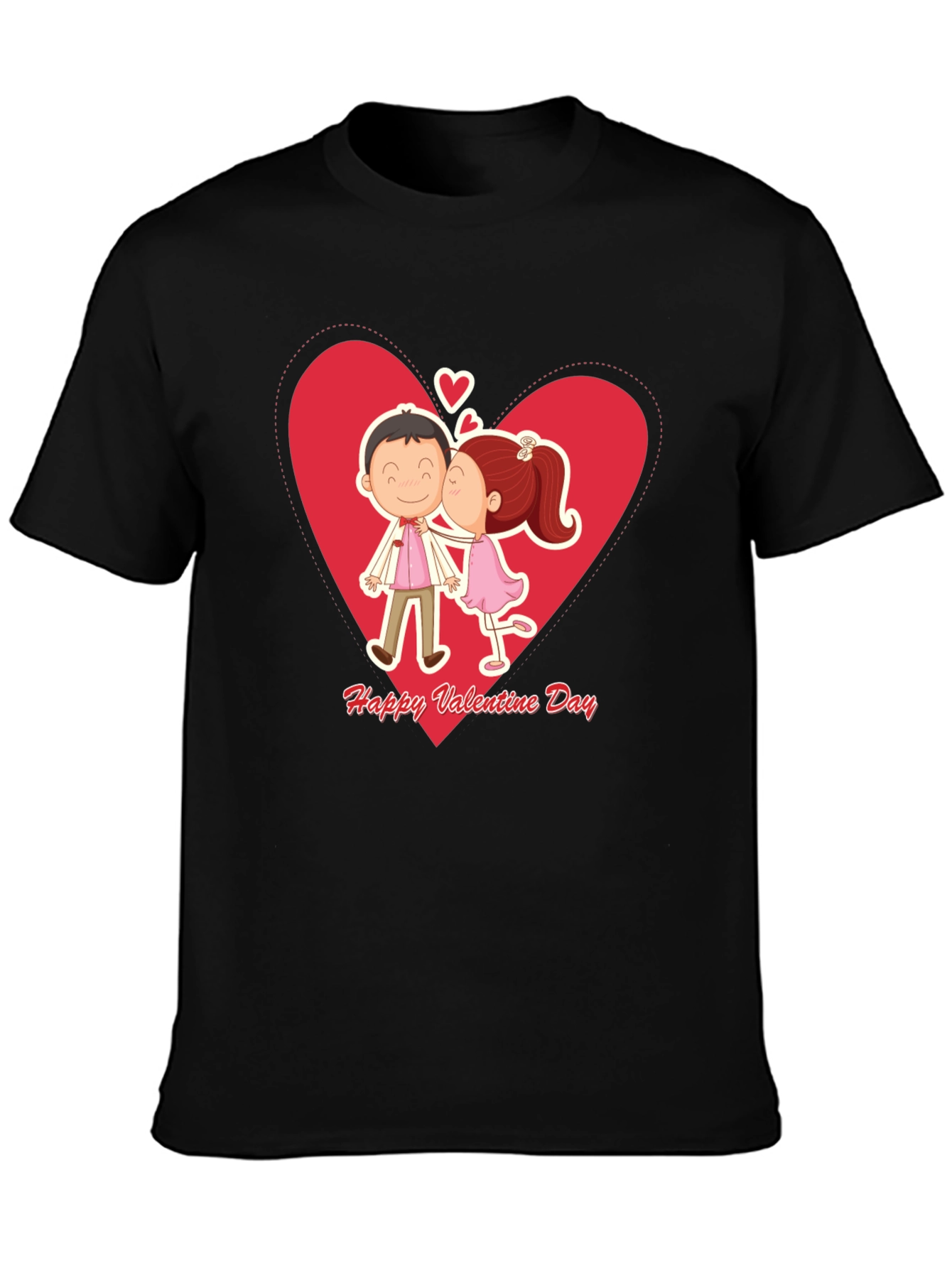 Valentines Day Couple Kissing T-Shirt