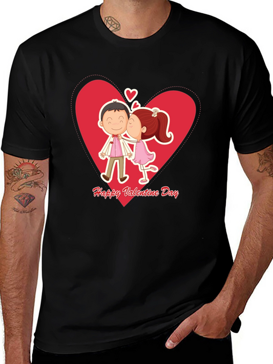 Valentines Day Couple Kissing T-Shirt