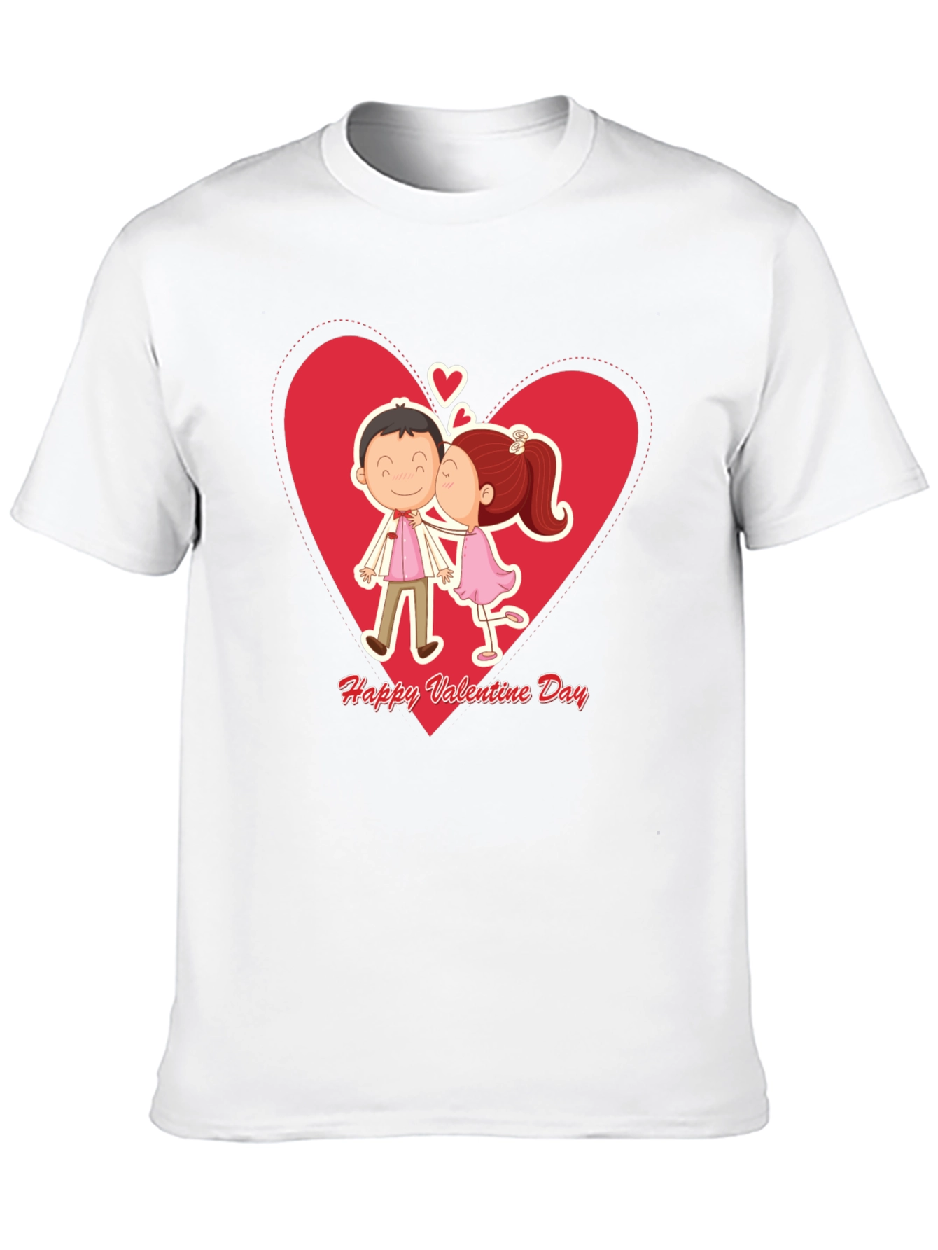Valentines Day Couple Kissing T-Shirt