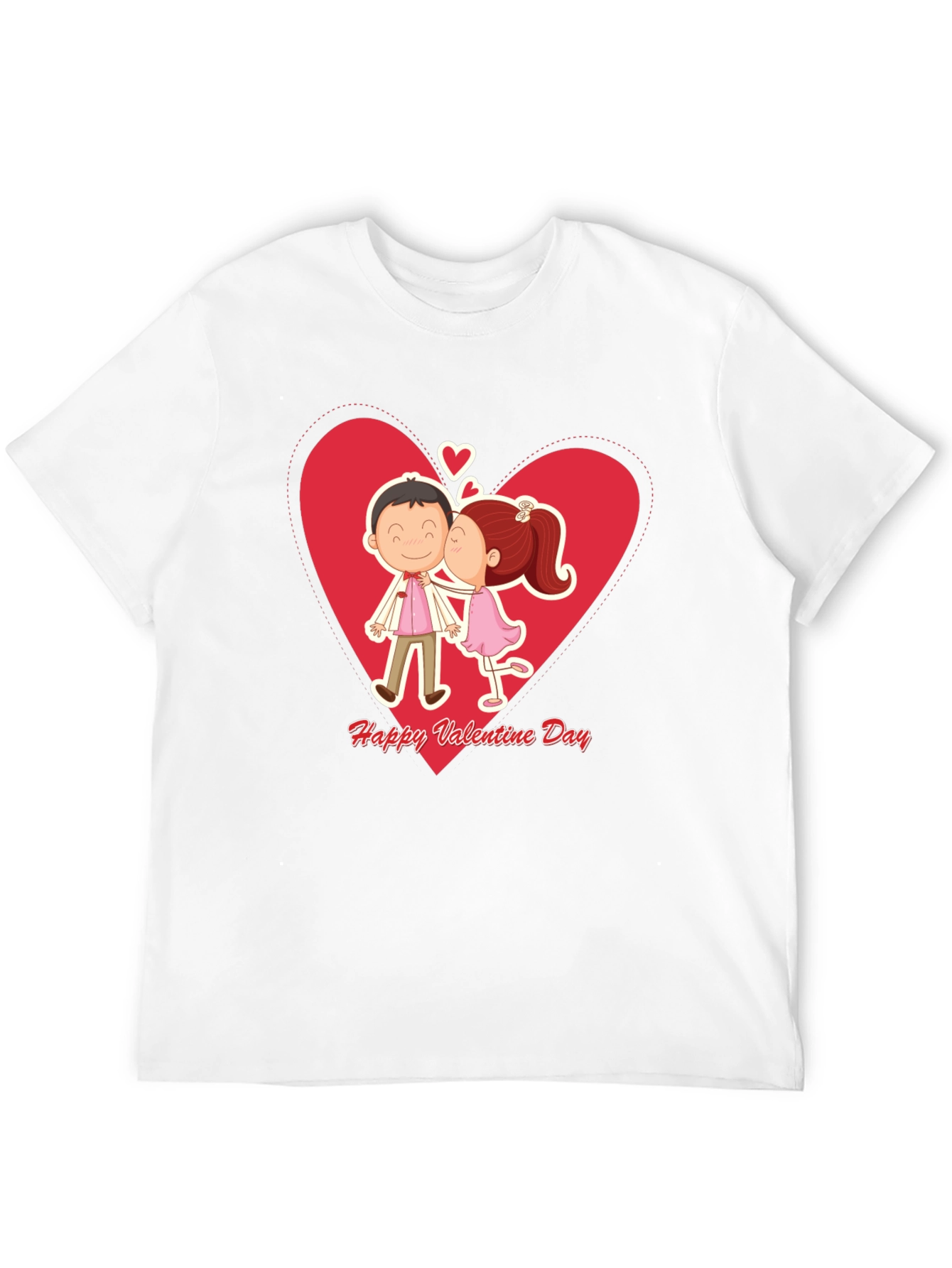 Valentines Day Couple Kissing T-Shirt