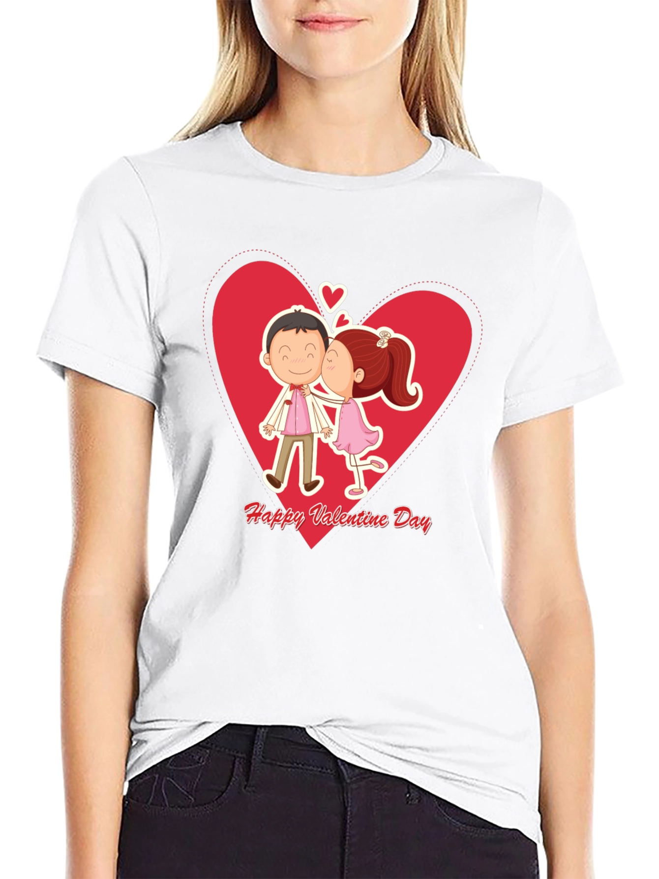 Valentines Day Couple Kissing T-Shirt