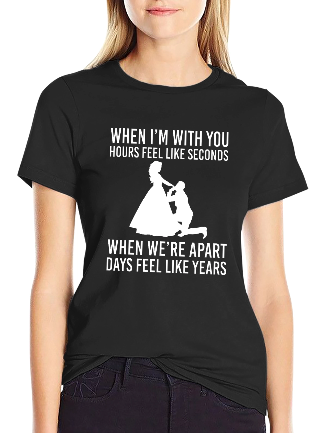 Romantic Couple T-Shirt - Time Flies When Together