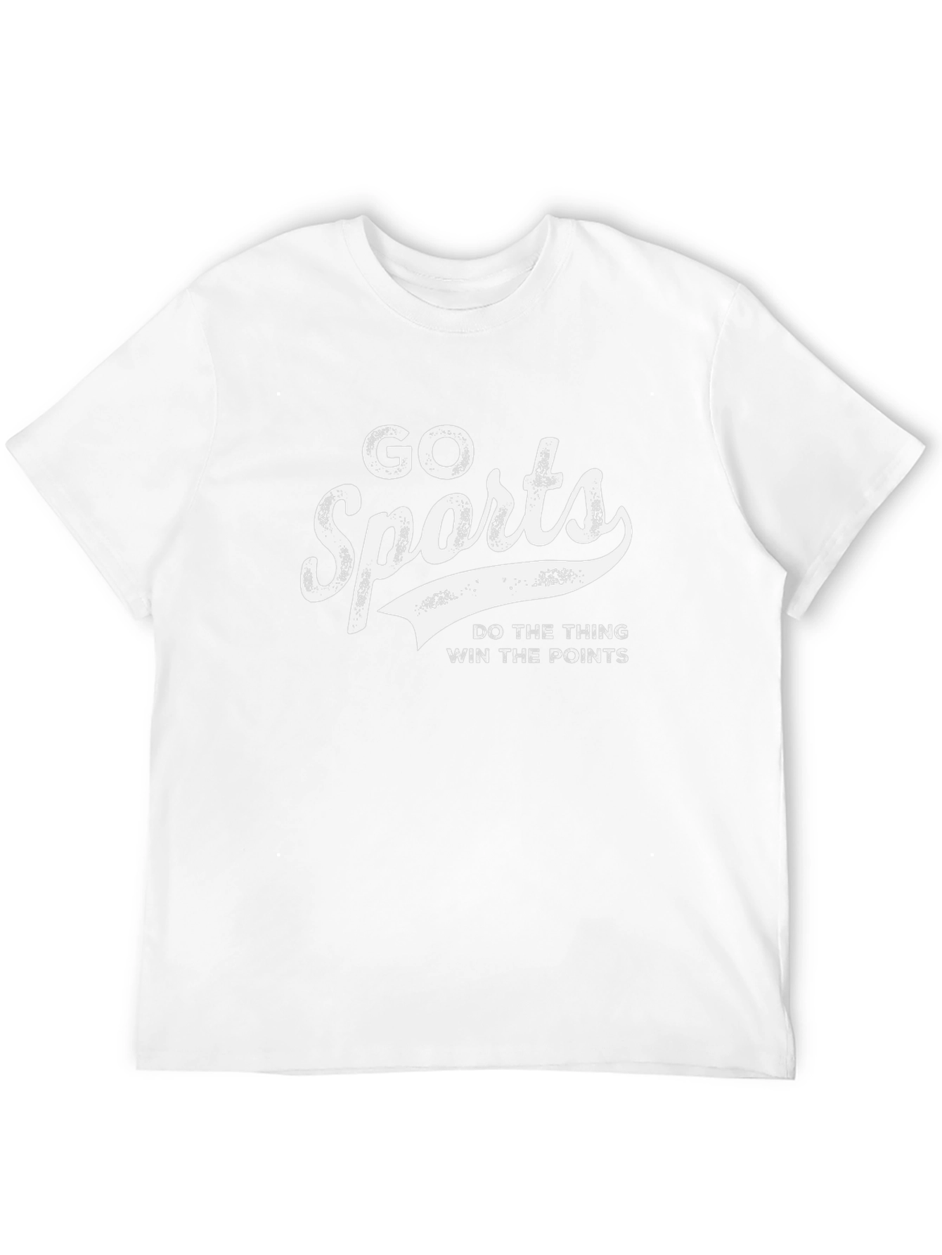 Go Sports Graphic Tee - Black Cotton T-Shirt
