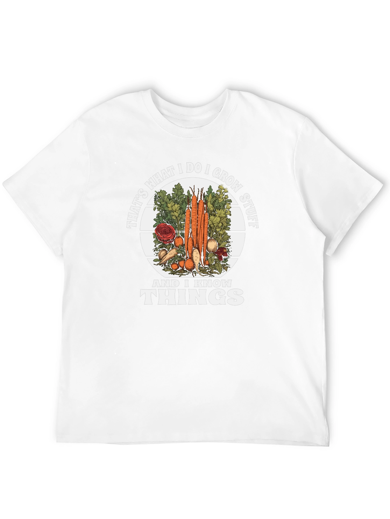 I Grow Stuff and Know Things Graphic Tee