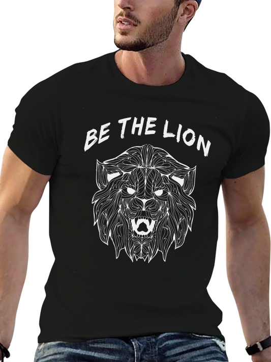 Be the Lion Graphic Tee - Black