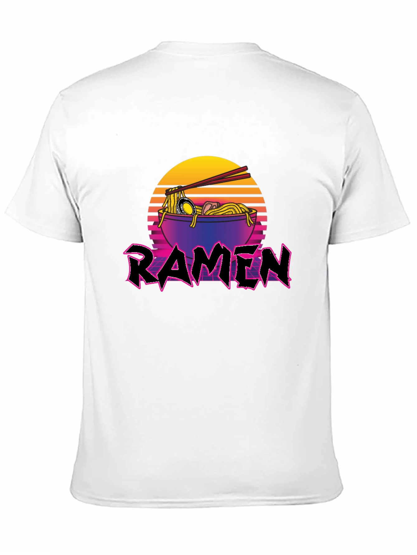 Retro Ramen T-Shirt - Noodle Bowl Design