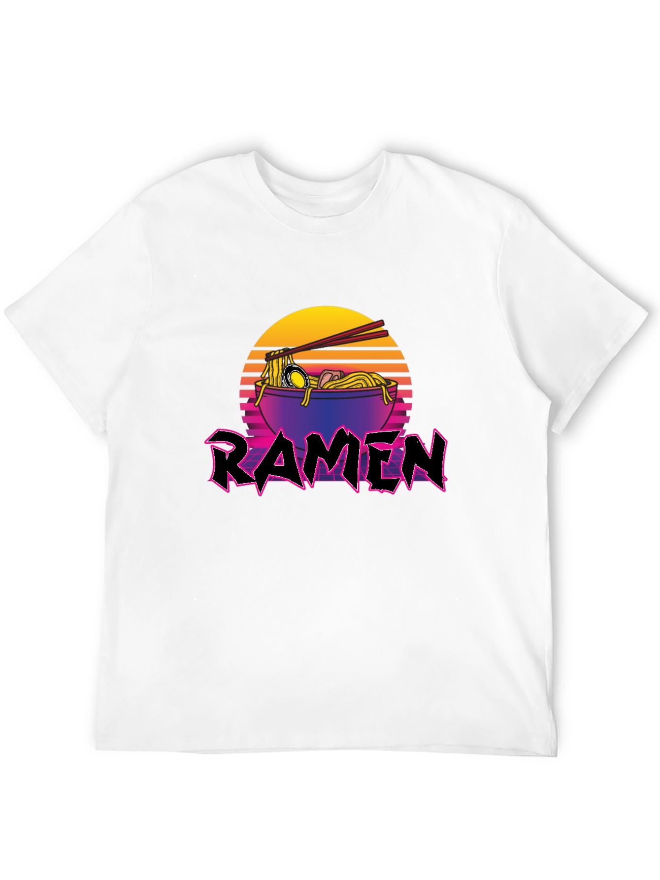 Retro Ramen T-Shirt - Noodle Bowl Design