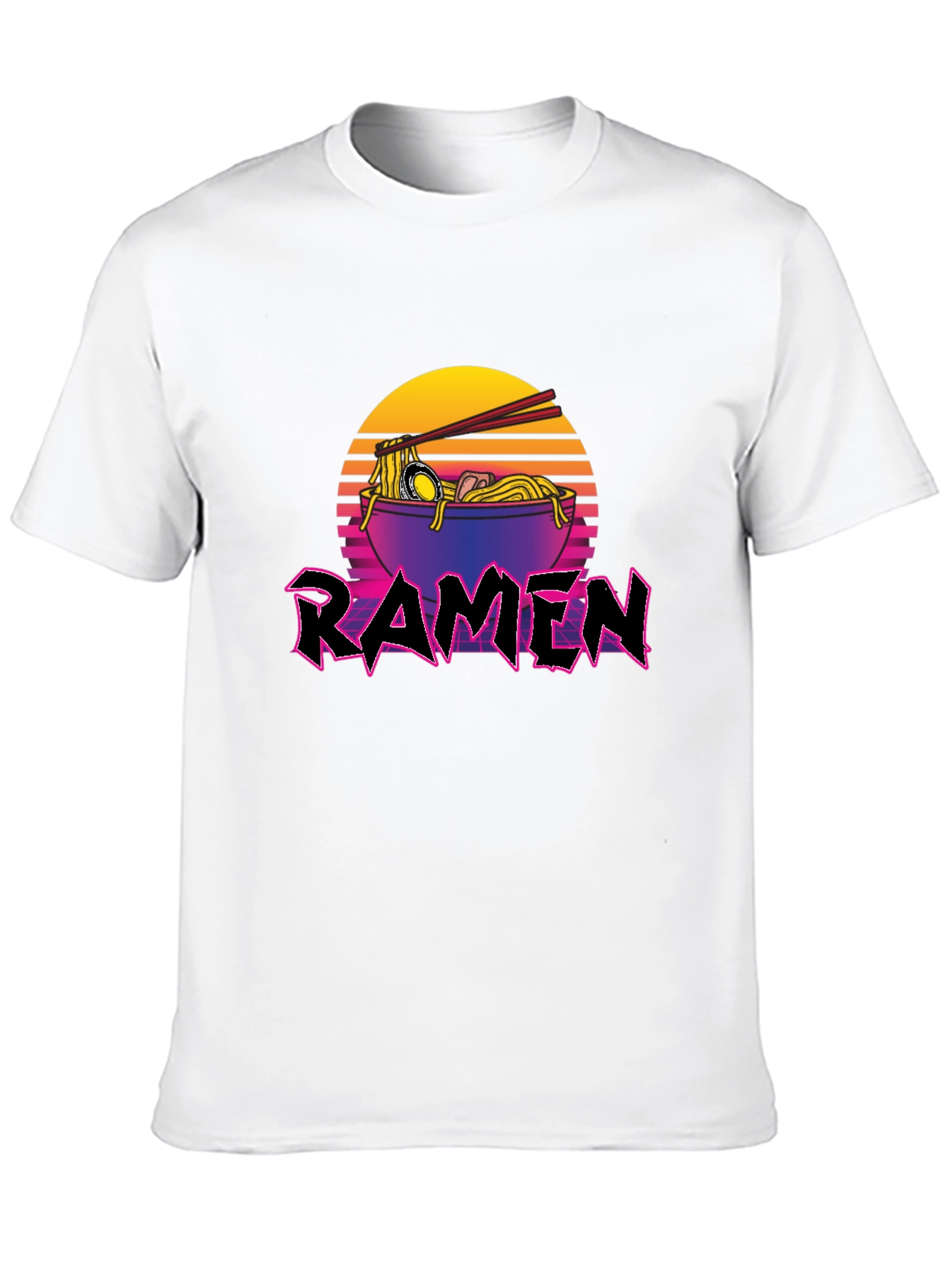 Retro Ramen T-Shirt - Noodle Bowl Design