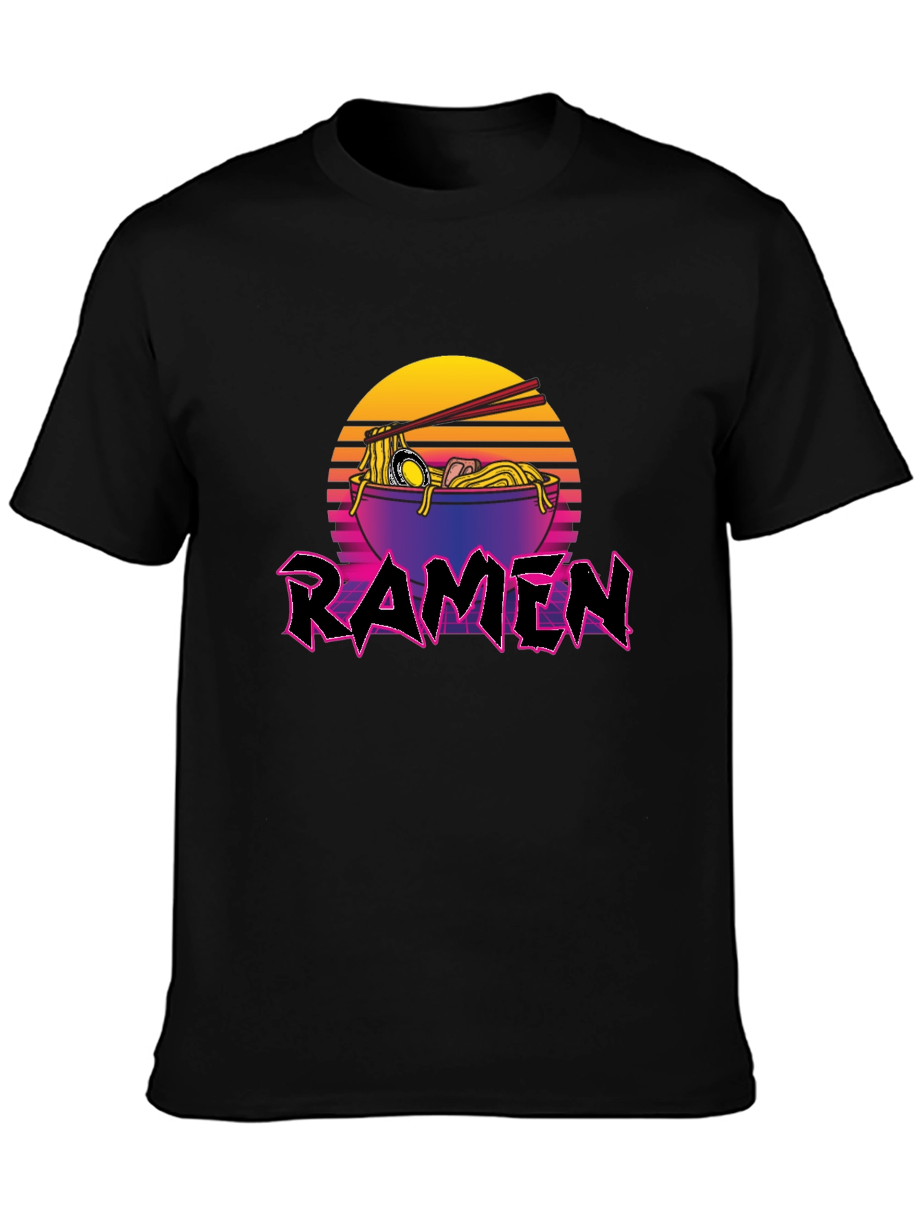 Retro Ramen T-Shirt - Noodle Bowl Design