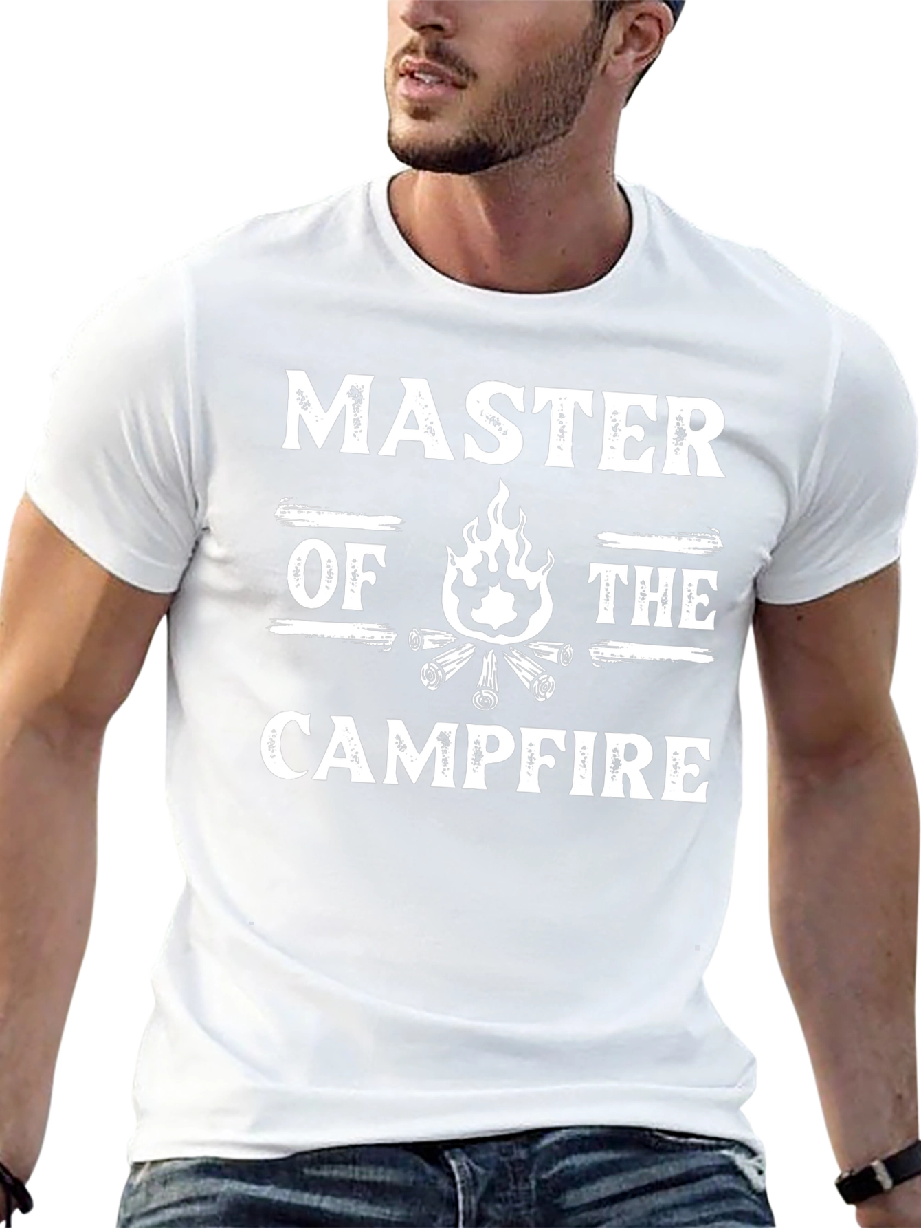 Master of The Campfire Graphic Tee - Black T-Shirt