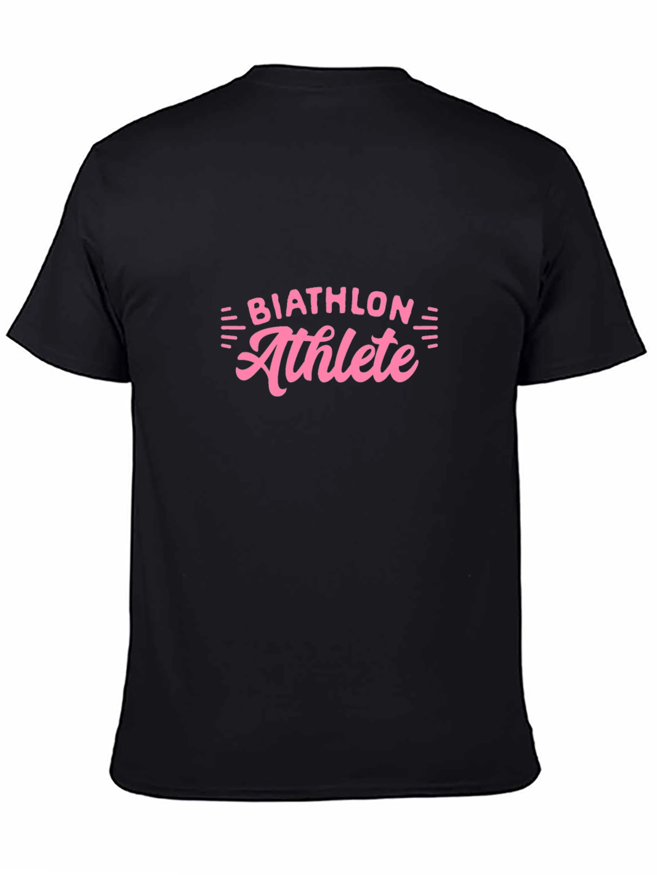 Biathlon Athlete Black T-Shirt