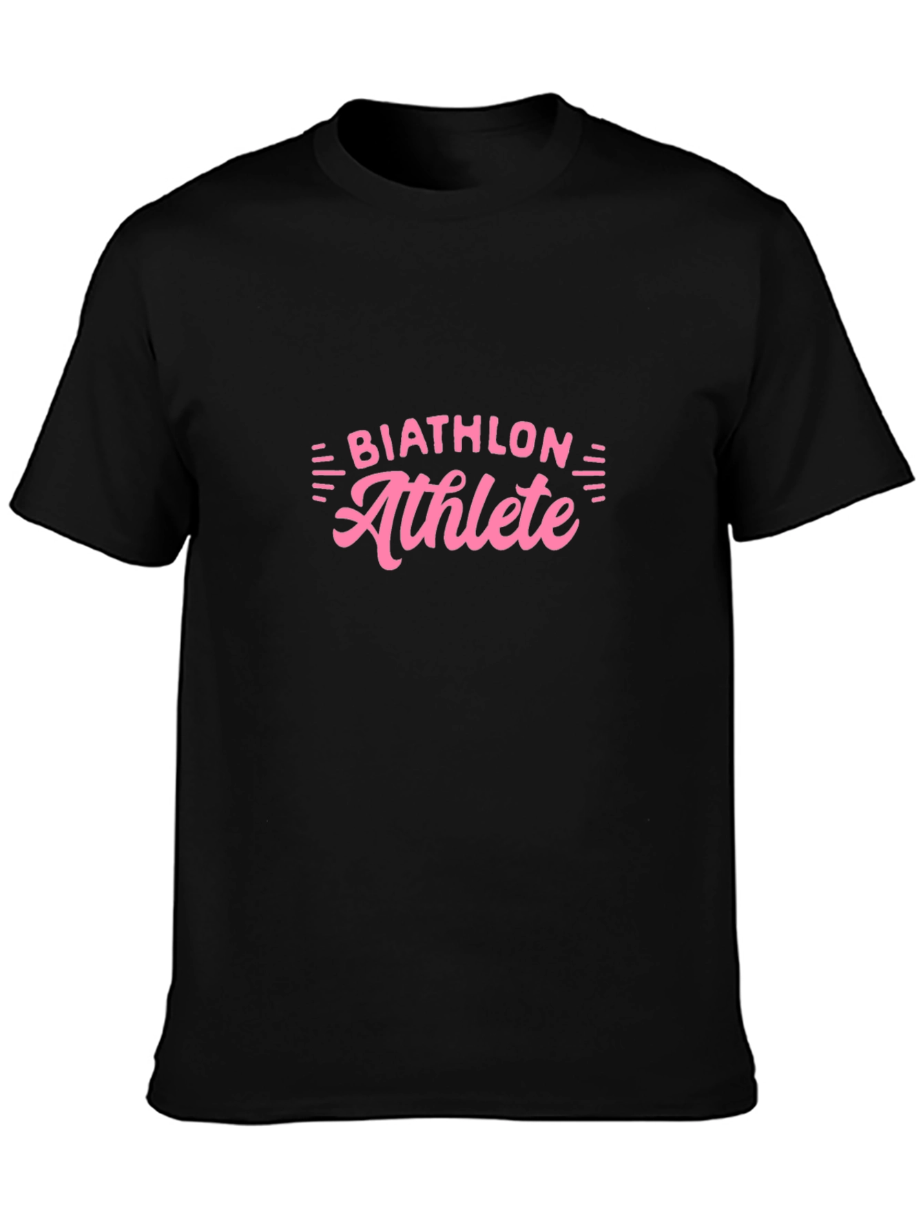 Biathlon Athlete Black T-Shirt