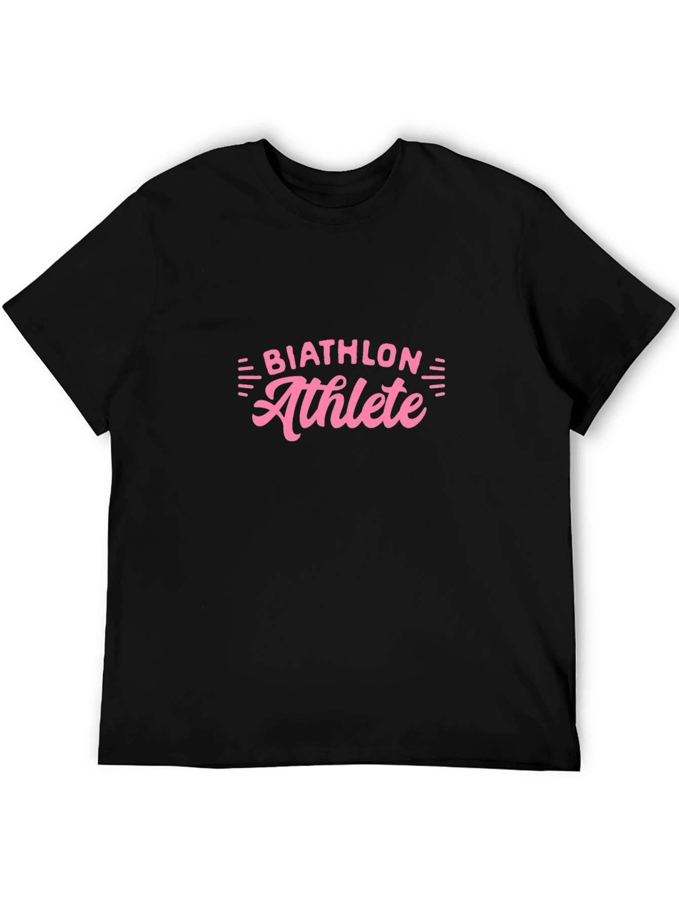 Biathlon Athlete Black T-Shirt