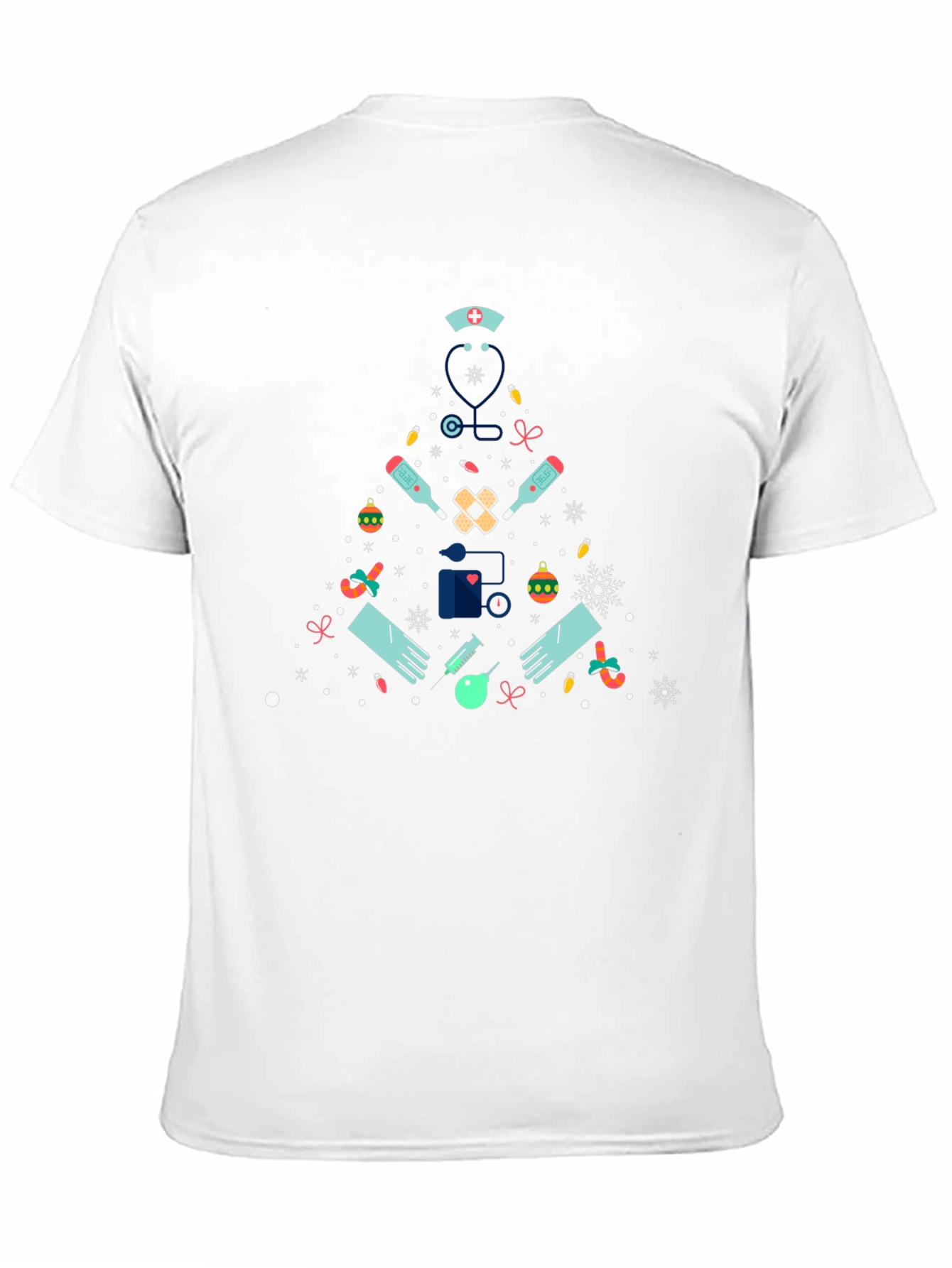 Nurse Christmas Tree T-Shirt