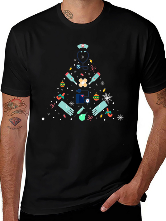 Nurse Christmas Tree T-Shirt
