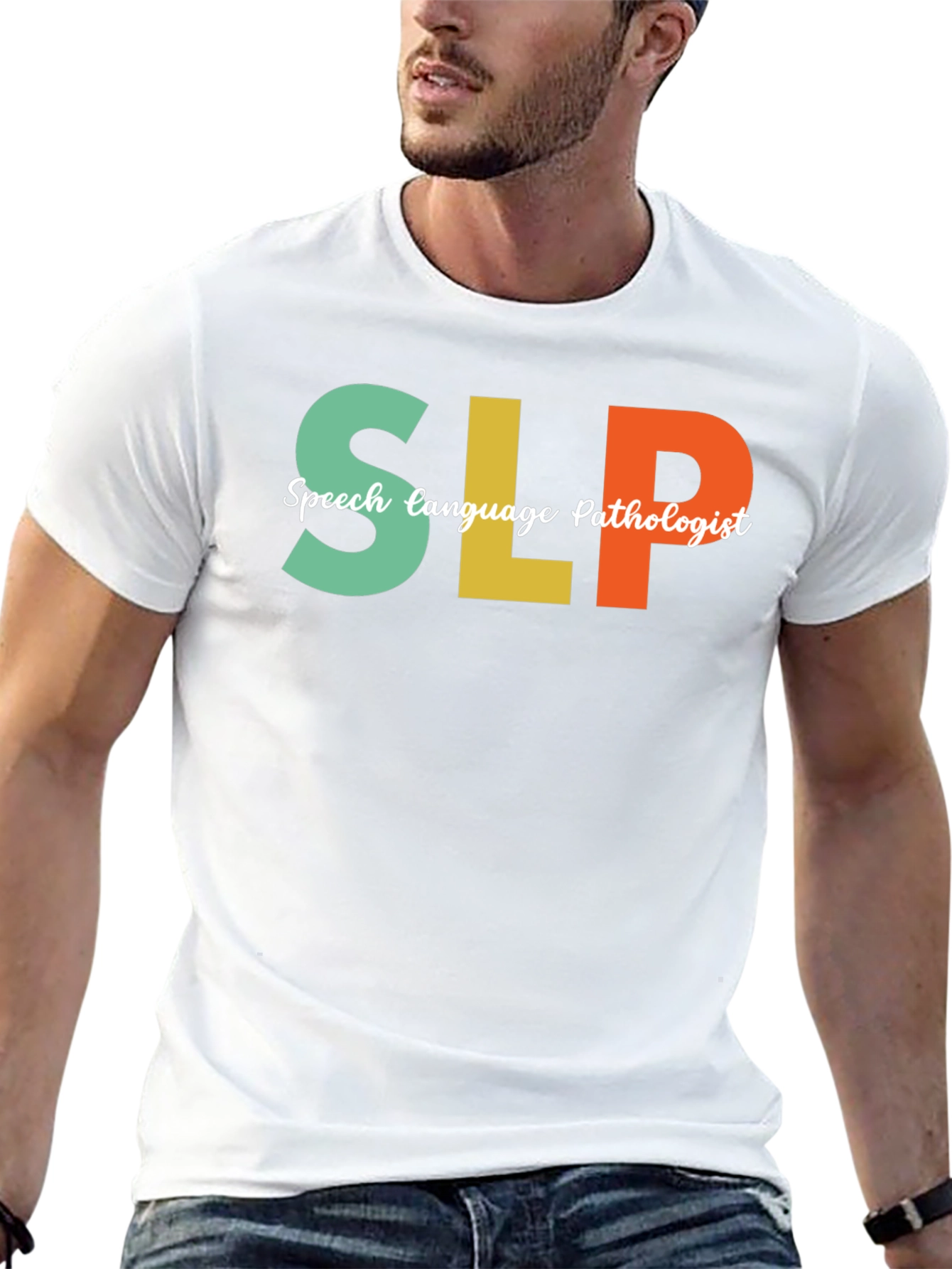 SLP Speech Language Pathologist Black T-Shirt