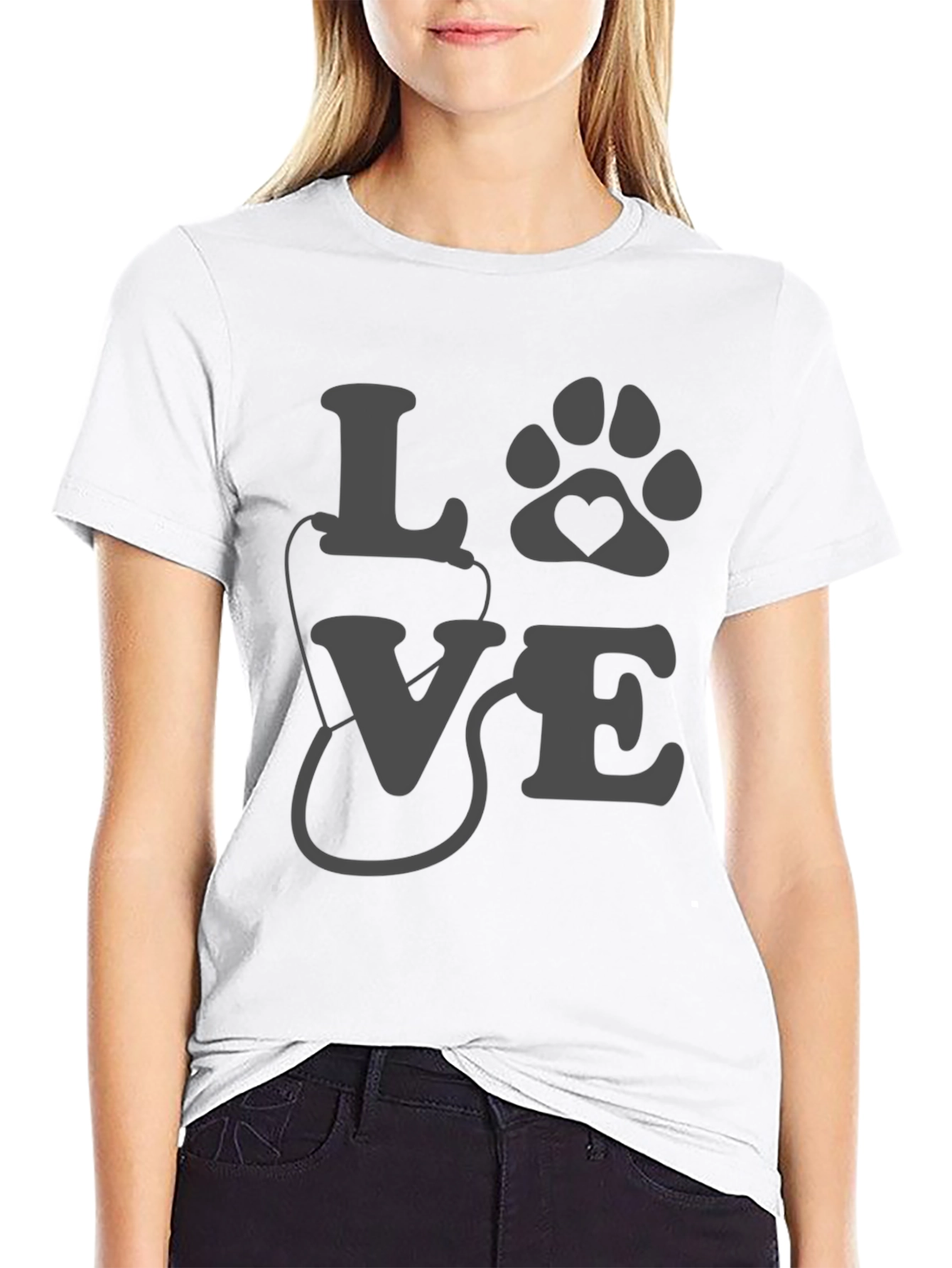 Vet Tech Love T-Shirt - Veterinarian Gift