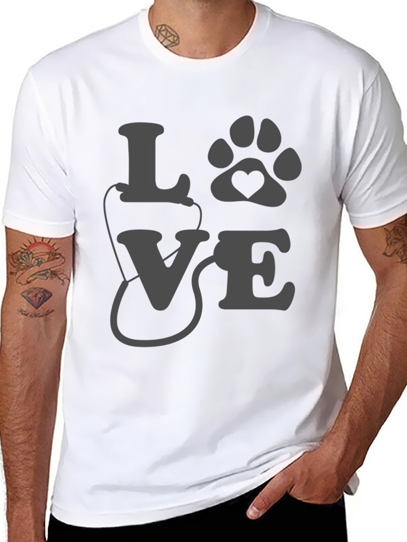 Vet Tech Love T-Shirt - Veterinarian Gift