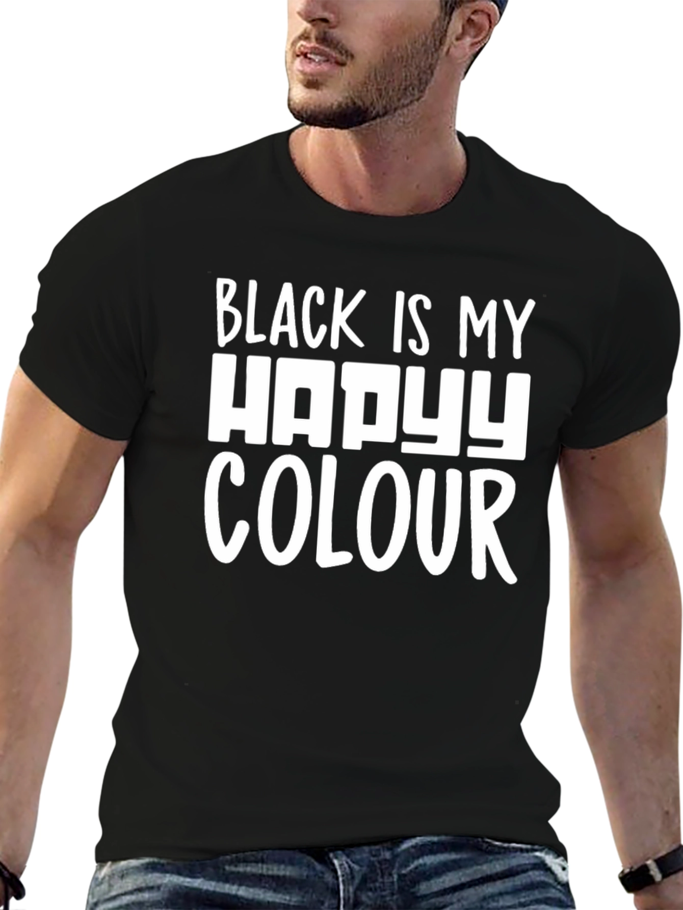 Black is My Happy Colour T-Shirt - Unisex