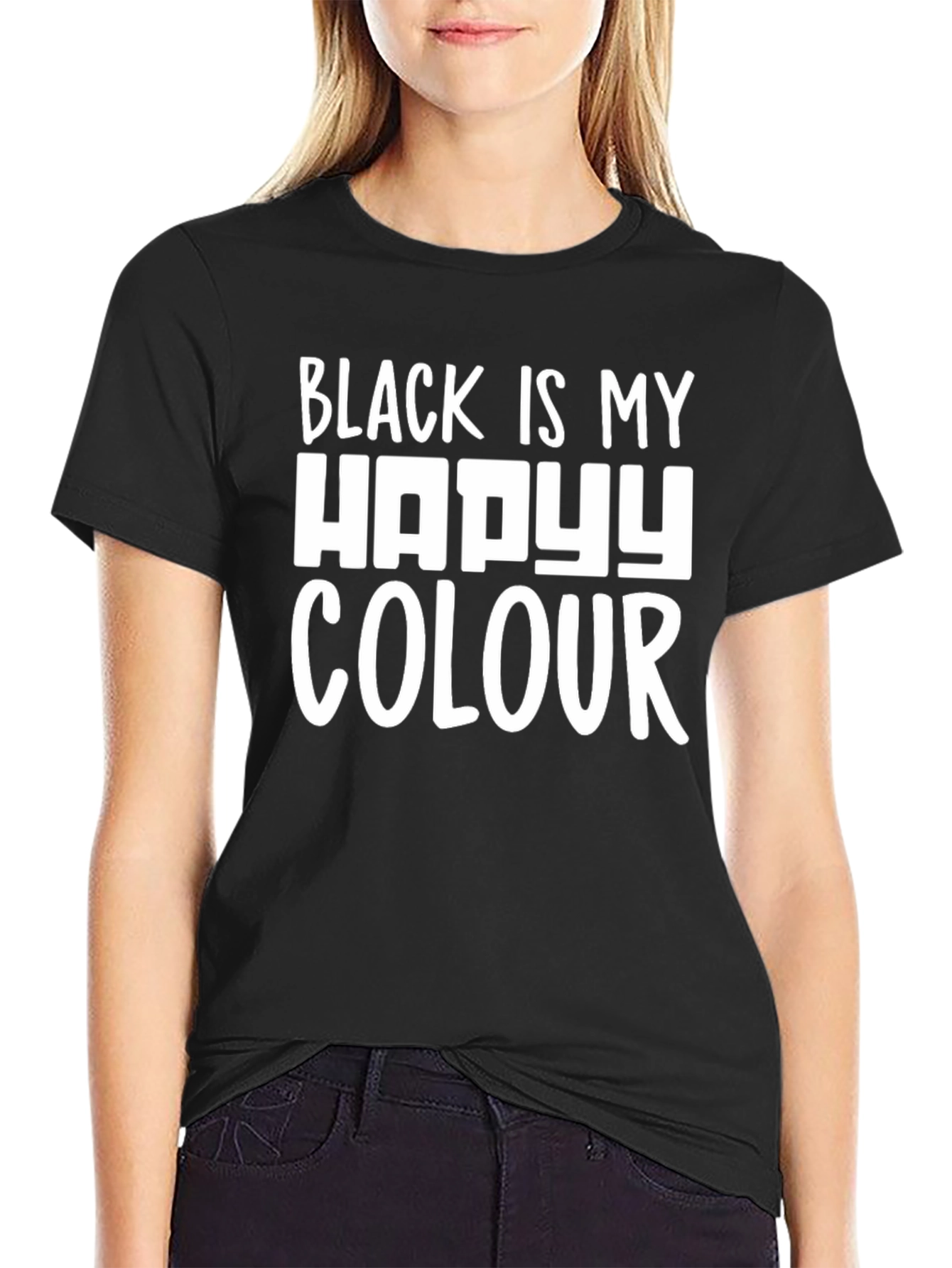 Black is My Happy Colour T-Shirt - Unisex