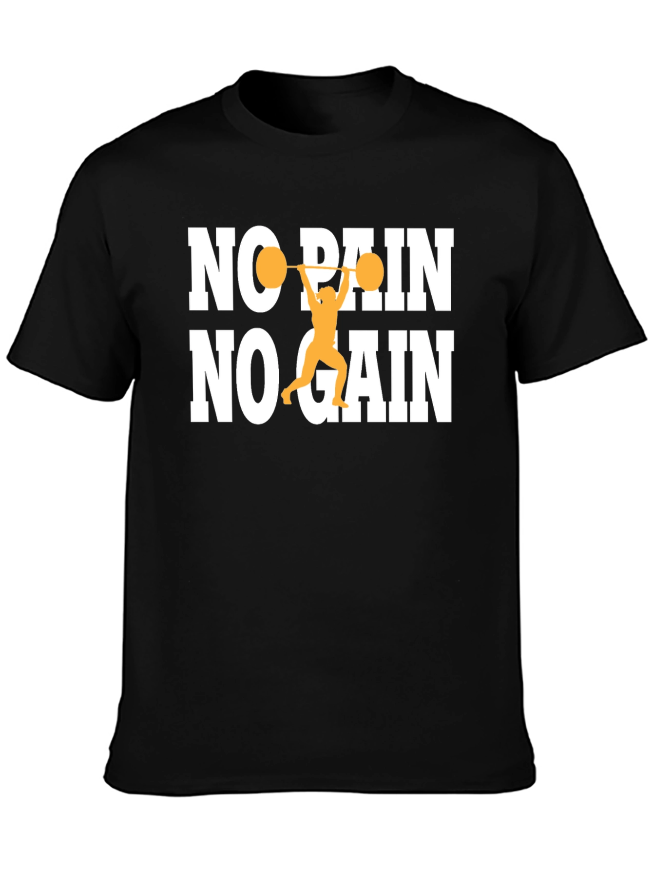 No Pain No Gain Black T-Shirt