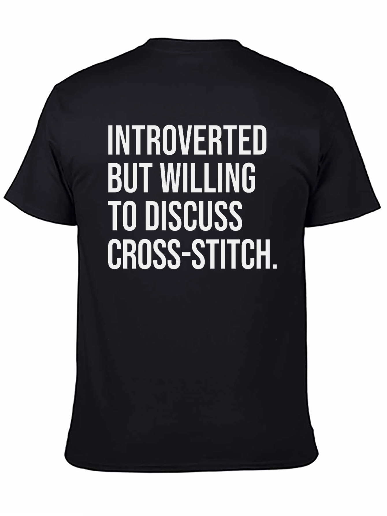 Introverted Cross-Stitch Tee
