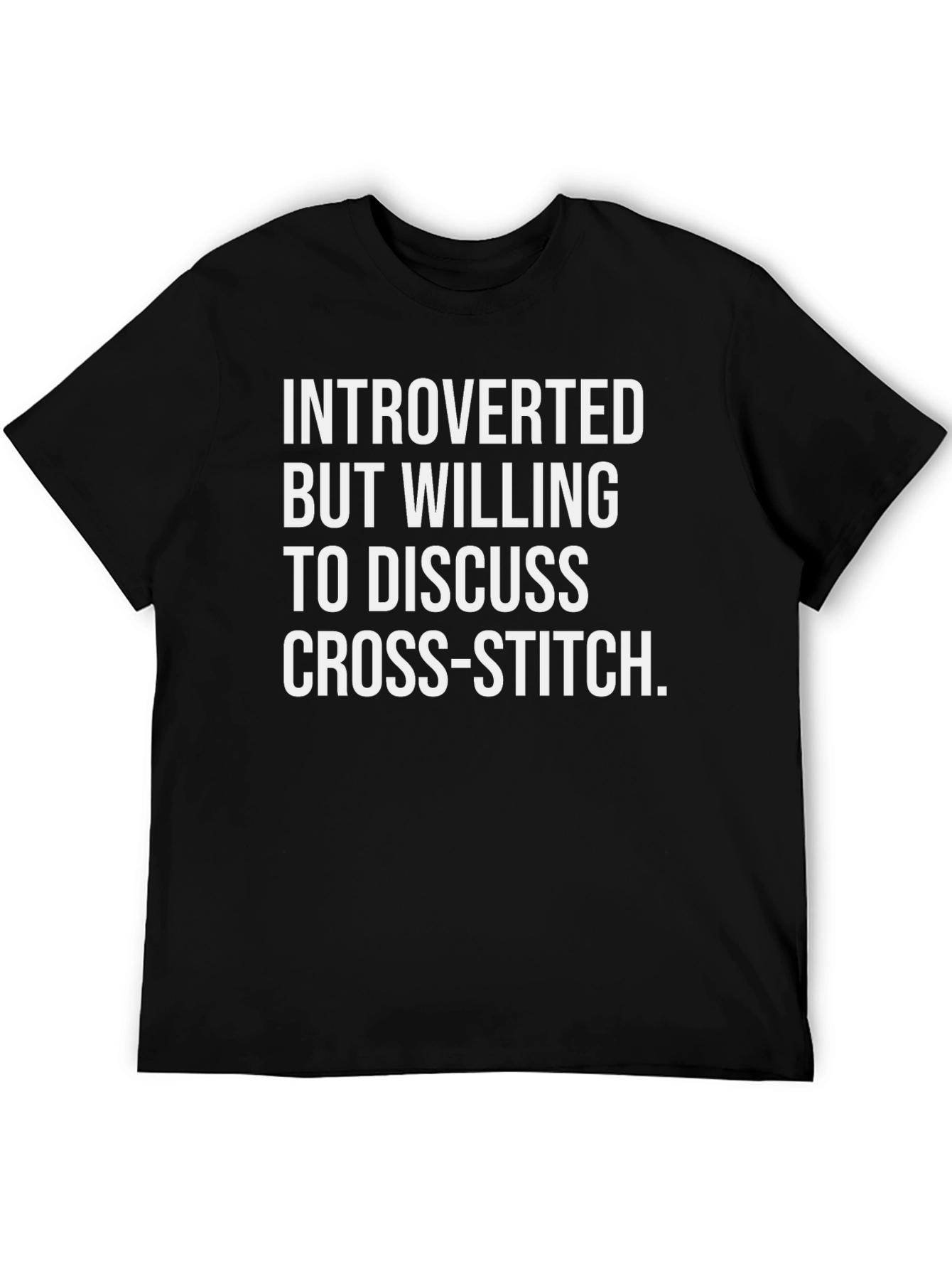 Introverted Cross-Stitch Tee