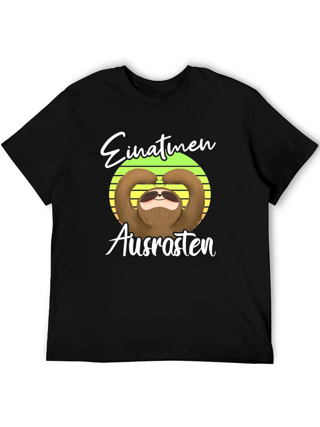 Sloth Einatmen Ausrasten Graphic Tee