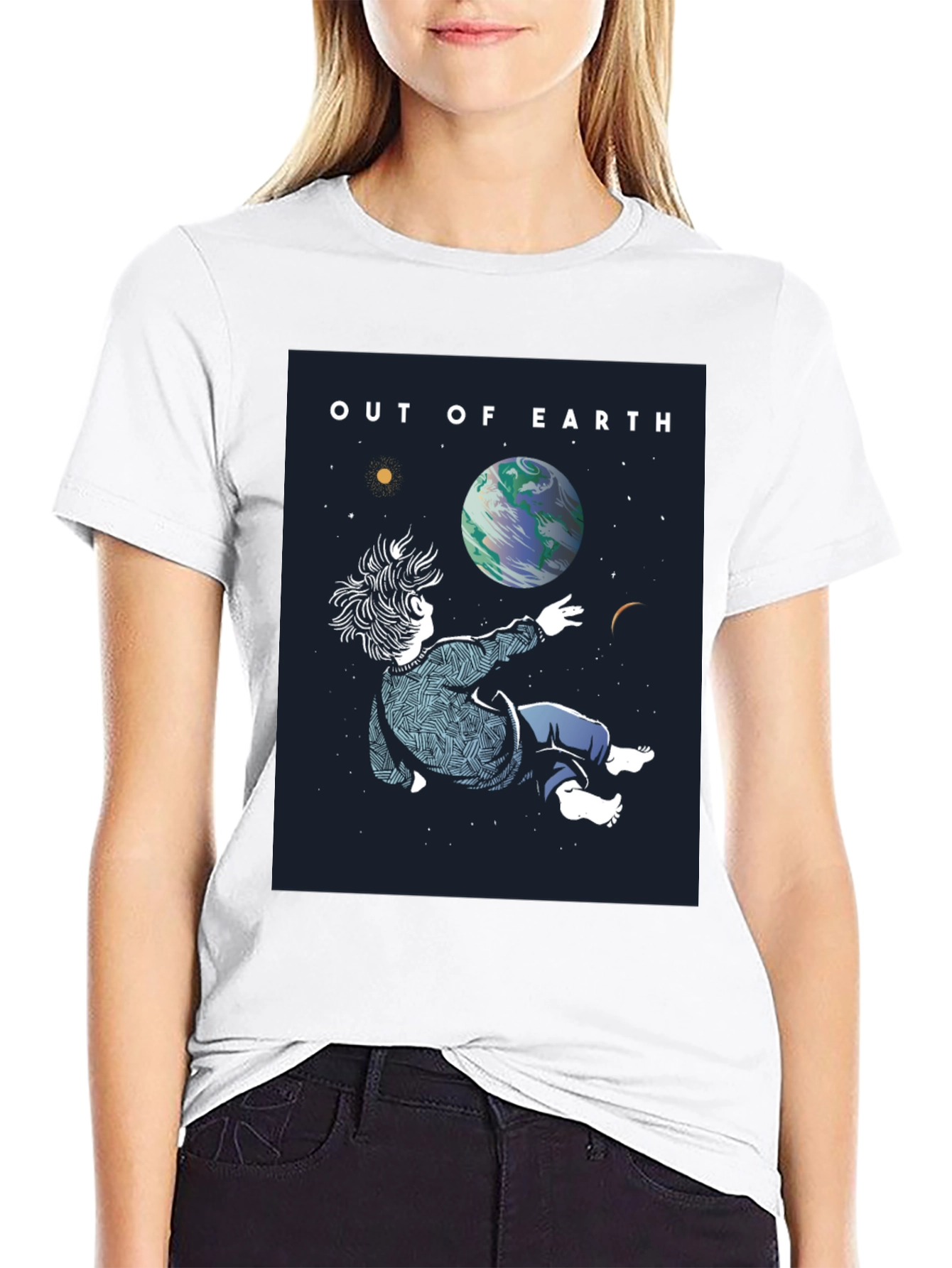 Out of Earth Graphic Tee - Black Unisex Shirt