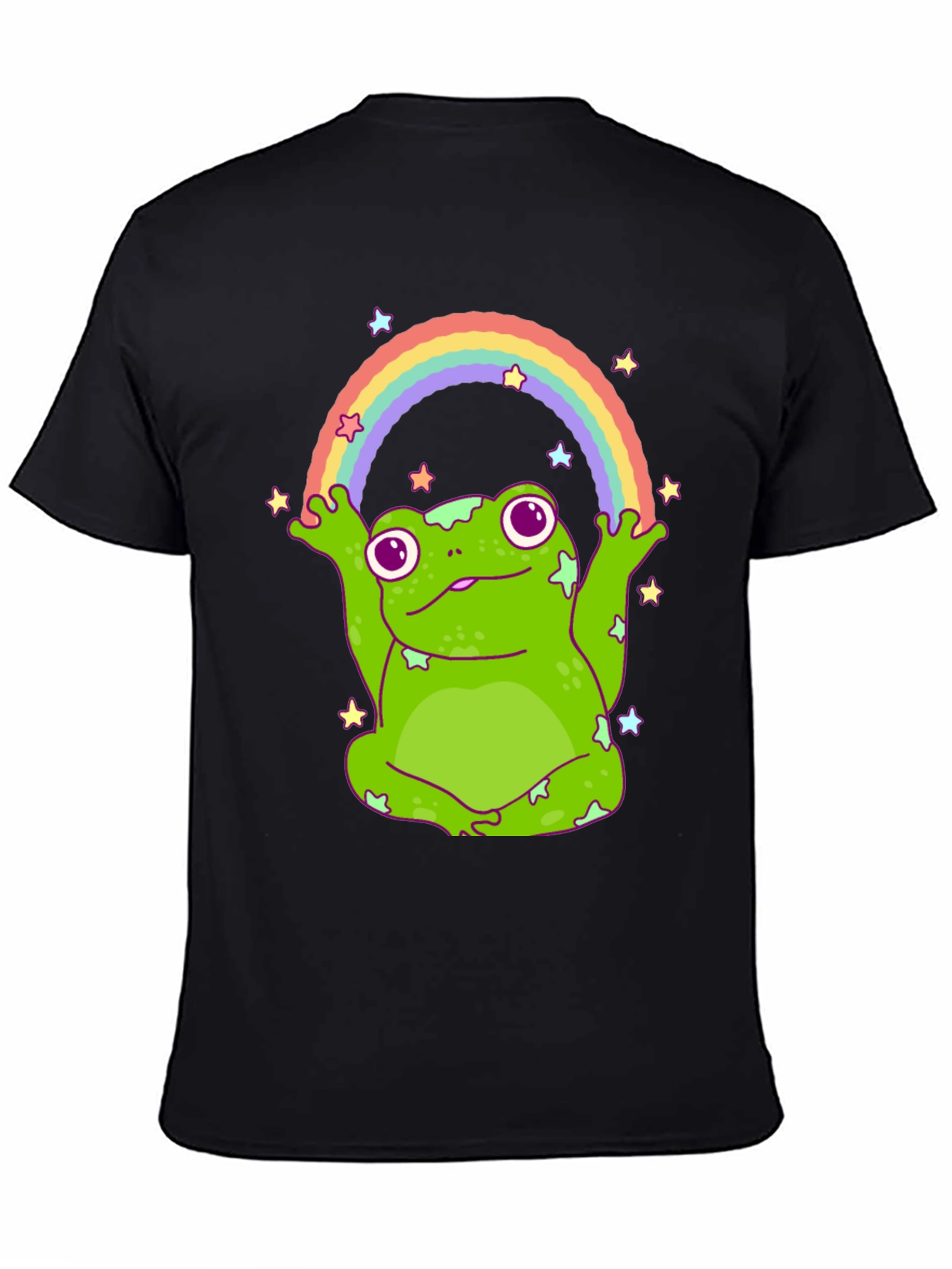 Rainbow Frog T-Shirt - Cute Graphic Tee