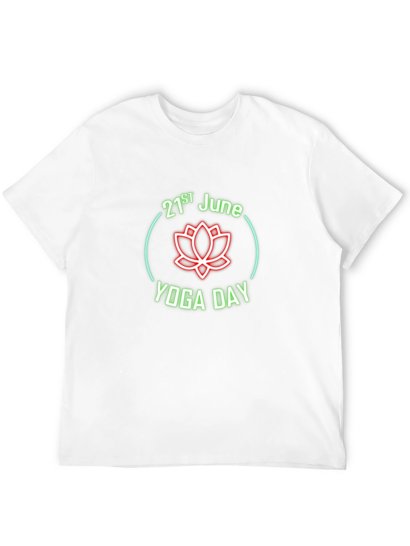 Yoga Day T-Shirt - June 21st - Black