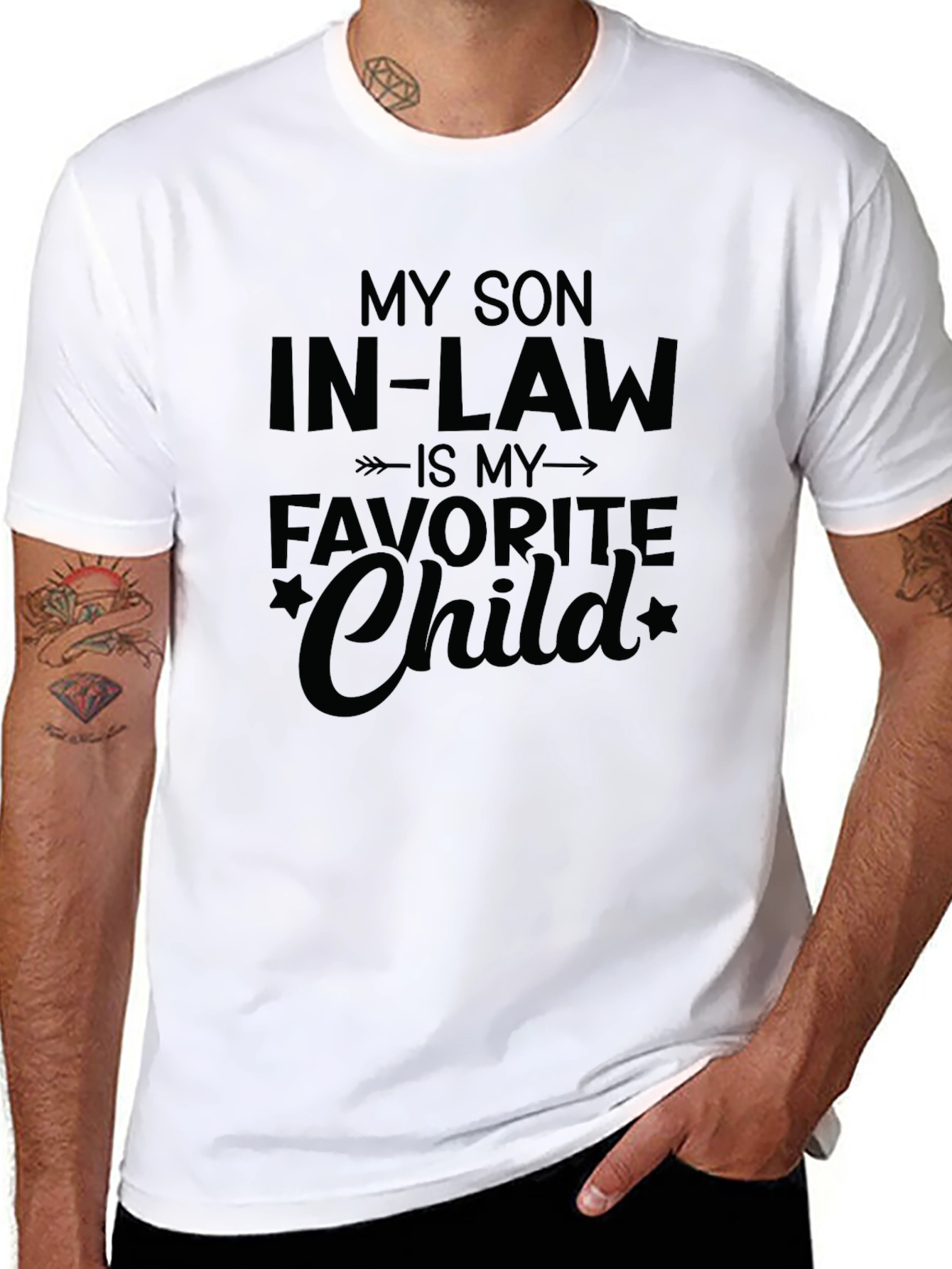 Funny Son-in-Law T-Shirt Favorite Child Gift