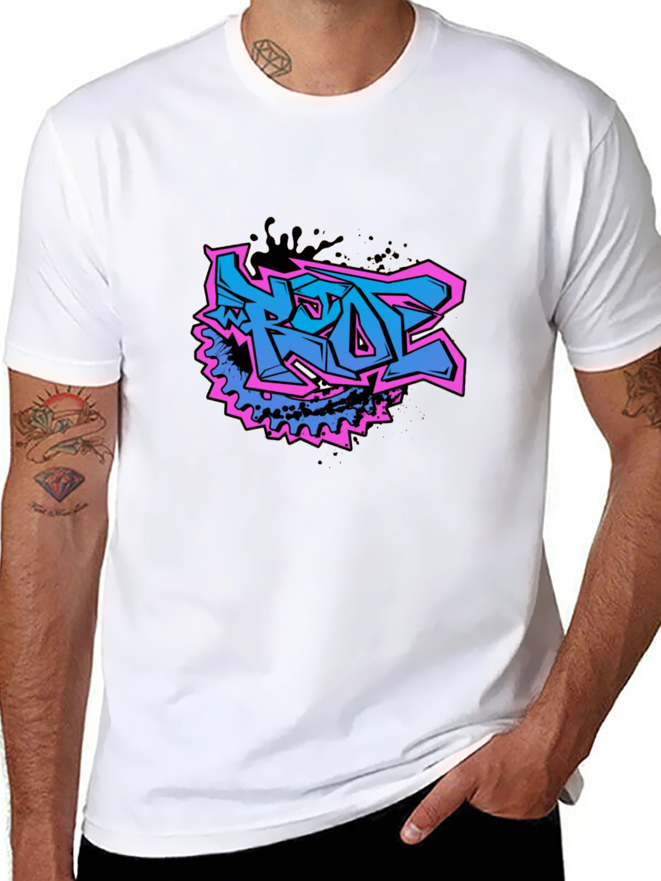 Ride Graffiti Graphic Tee - Black