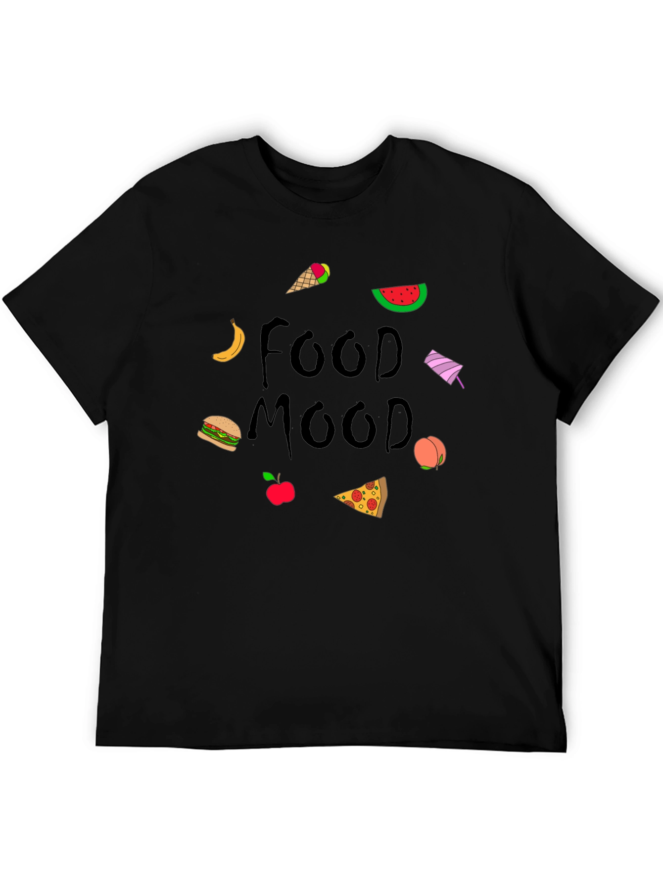 Food Mood Graphic Tee - Stylish Comfort