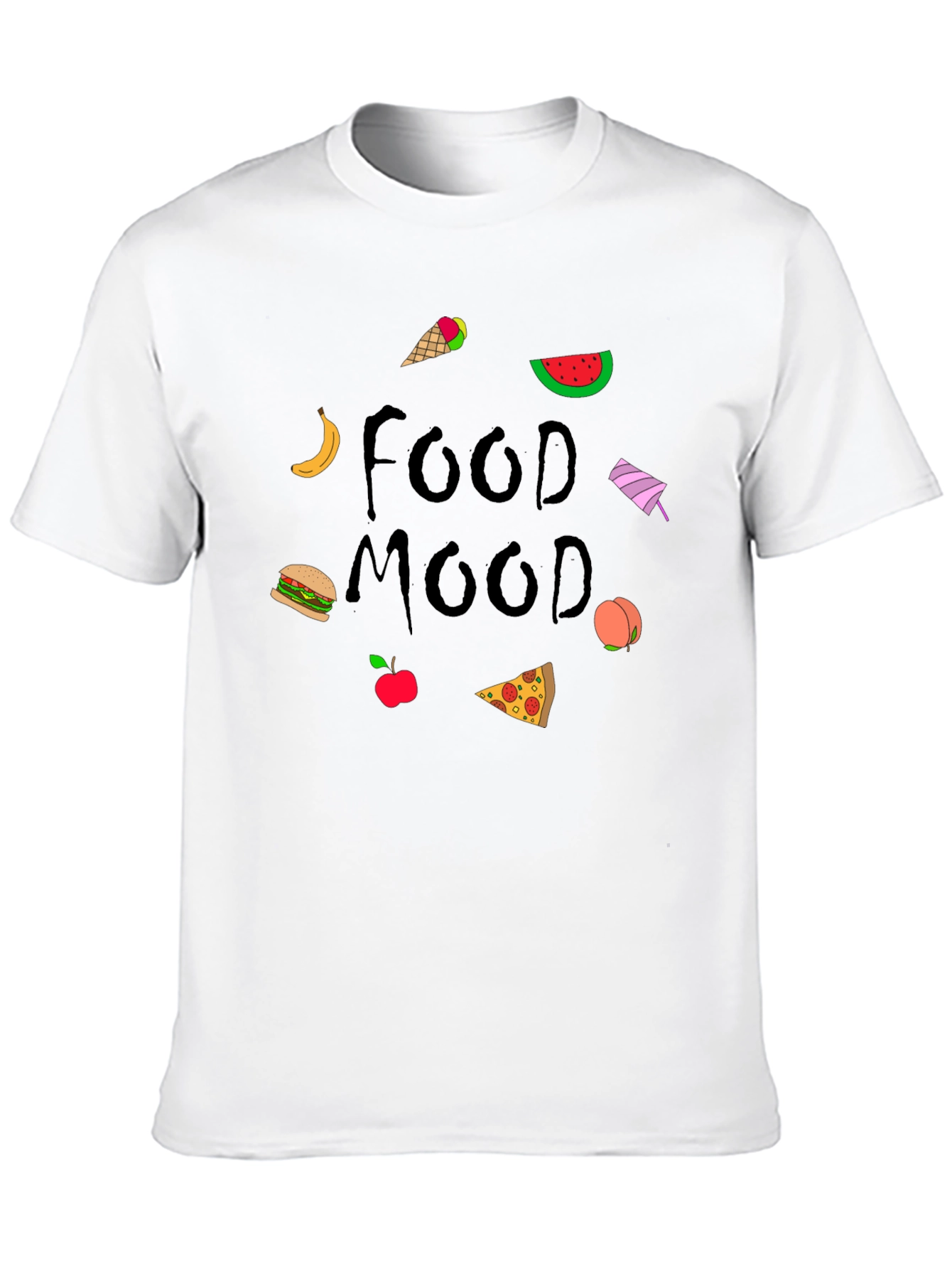 Food Mood Graphic Tee - Stylish Comfort