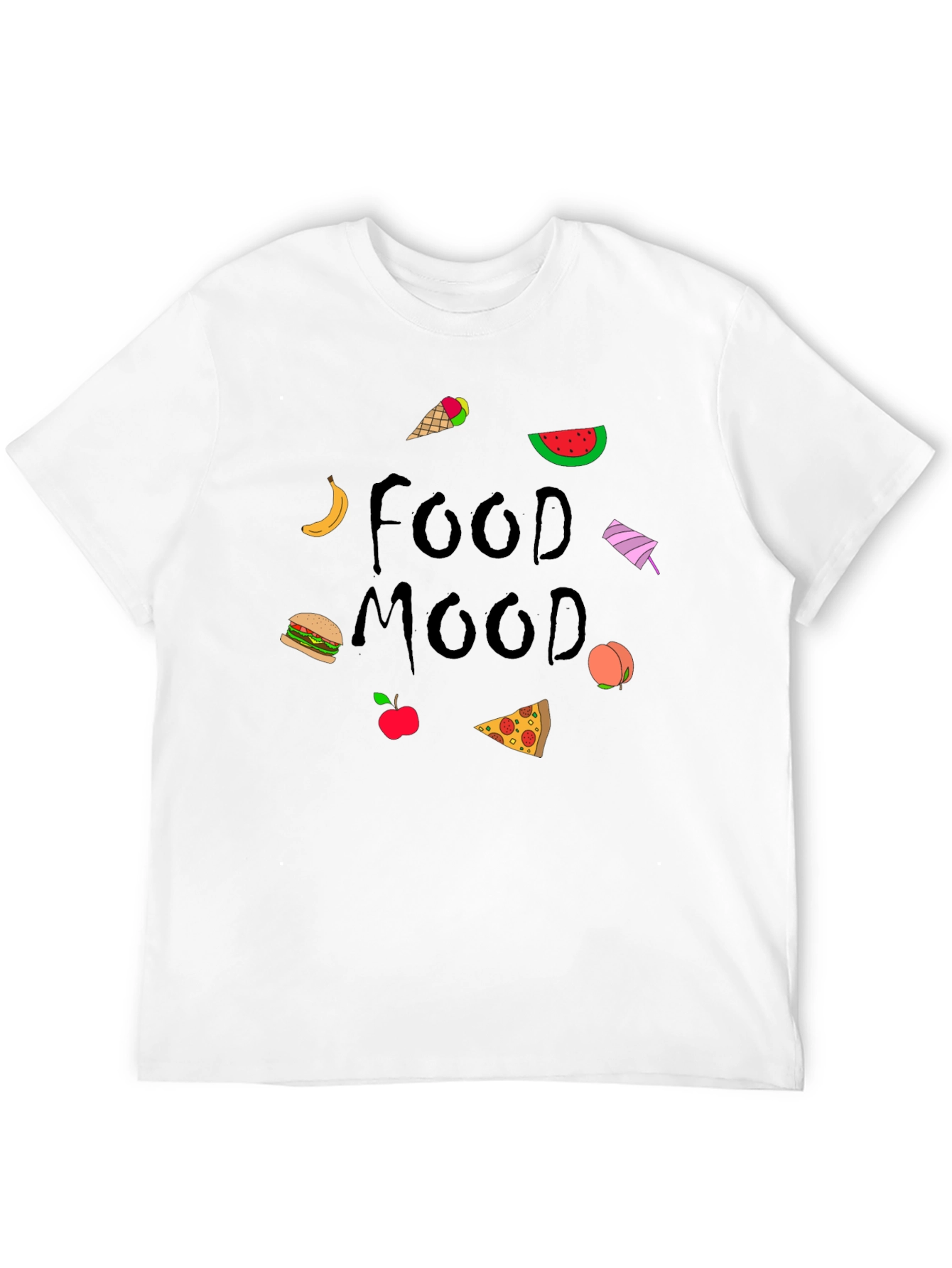 Food Mood Graphic Tee - Stylish Comfort