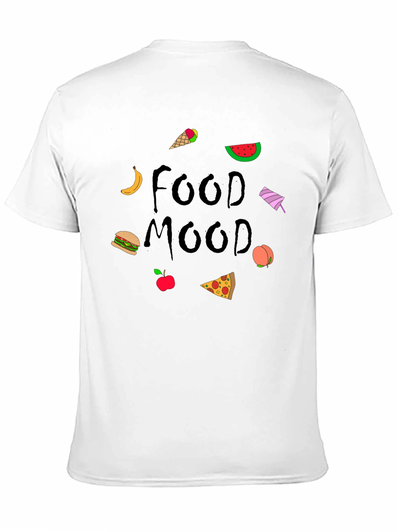 Food Mood Graphic Tee - Stylish Comfort