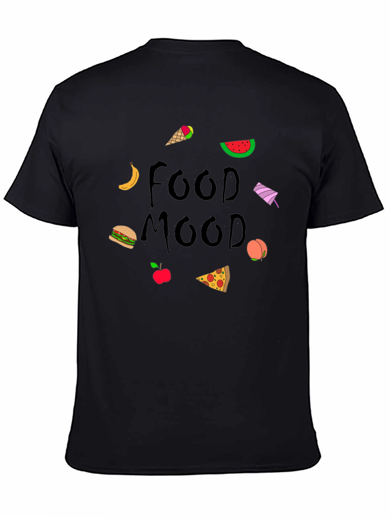 Food Mood Graphic Tee - Stylish Comfort