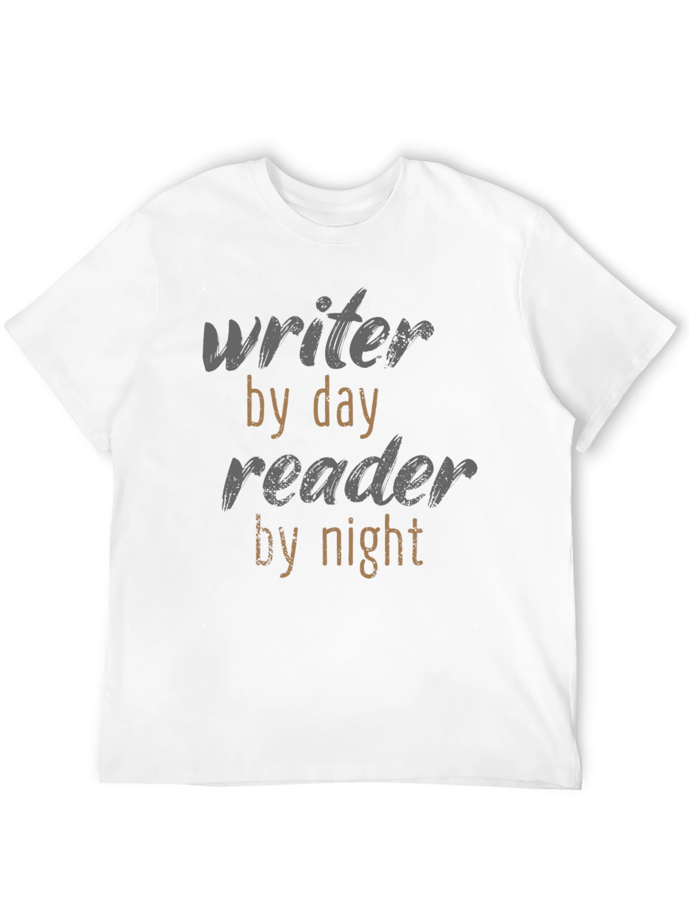 Writer By Day Reader By Night Graphic T-Shirt