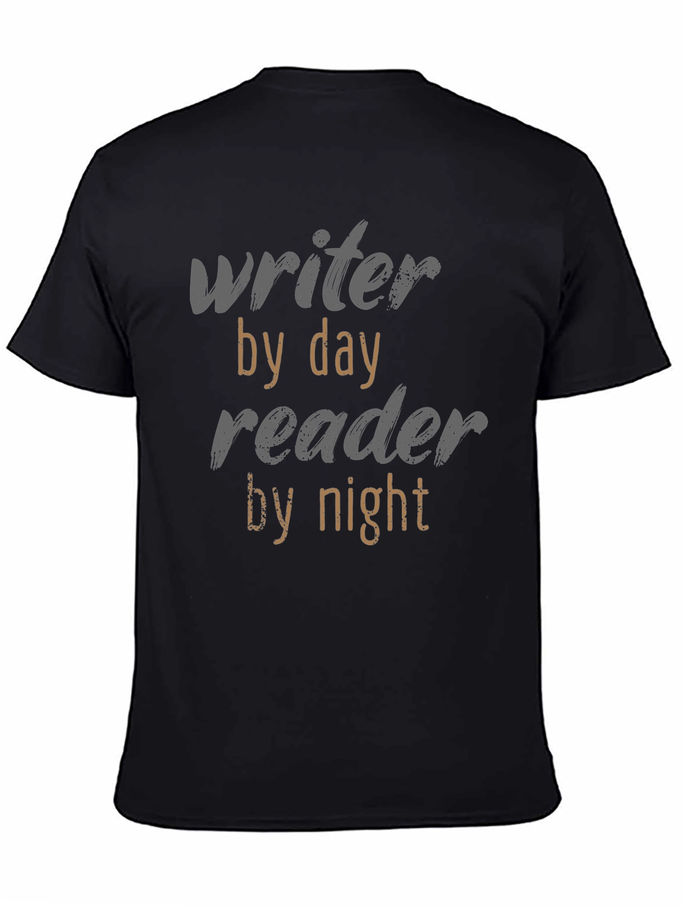 Writer By Day Reader By Night Graphic T-Shirt