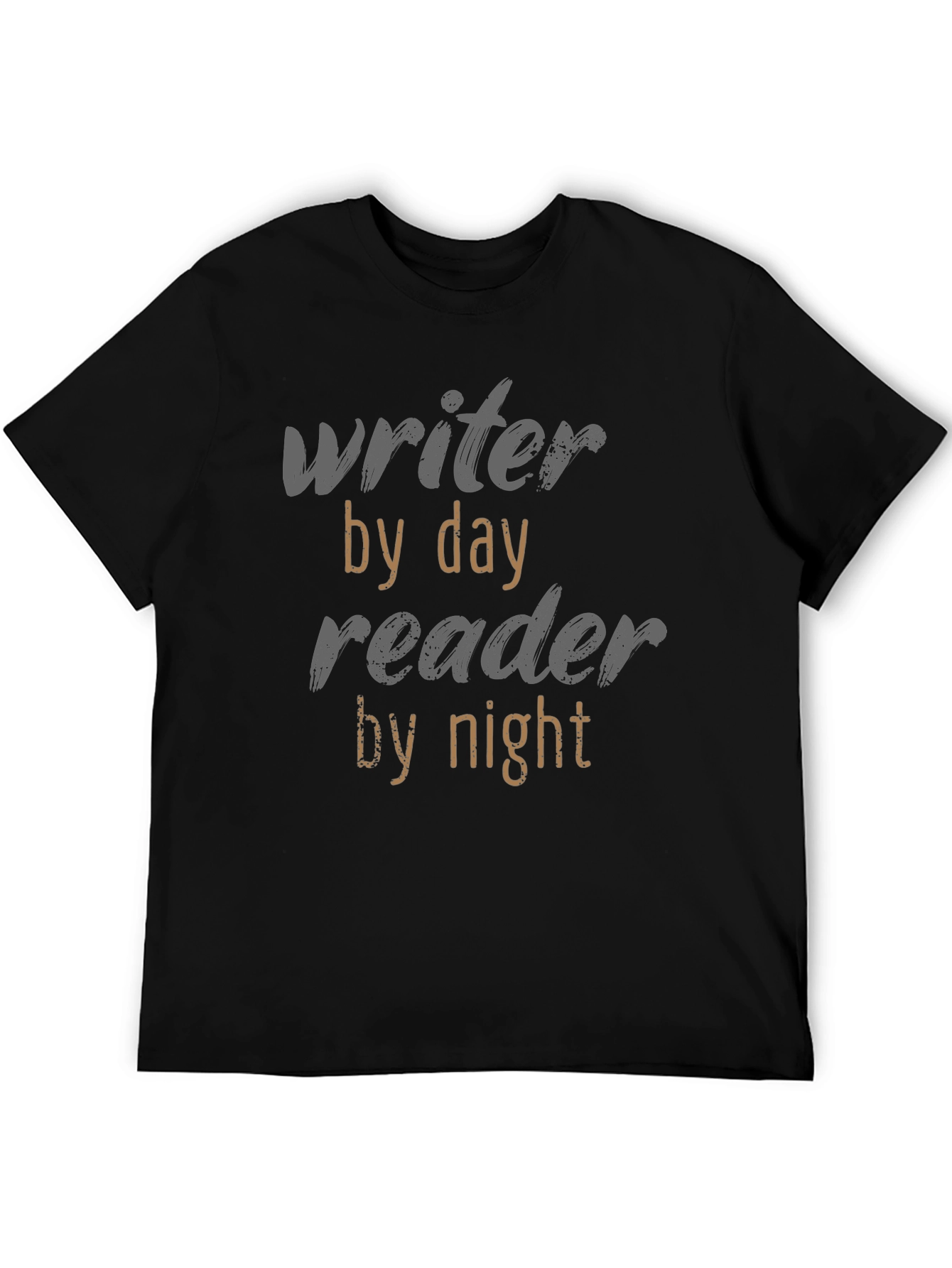 Writer By Day Reader By Night Graphic T-Shirt